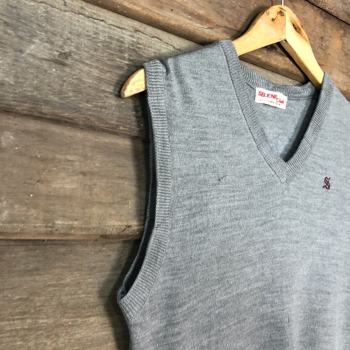 Japanese Brand Retro Sleeveless Knit by "Selene Club" STREETWEARSTEAL Size US S / EU 44-46 / 1 - 5 Thumbnail