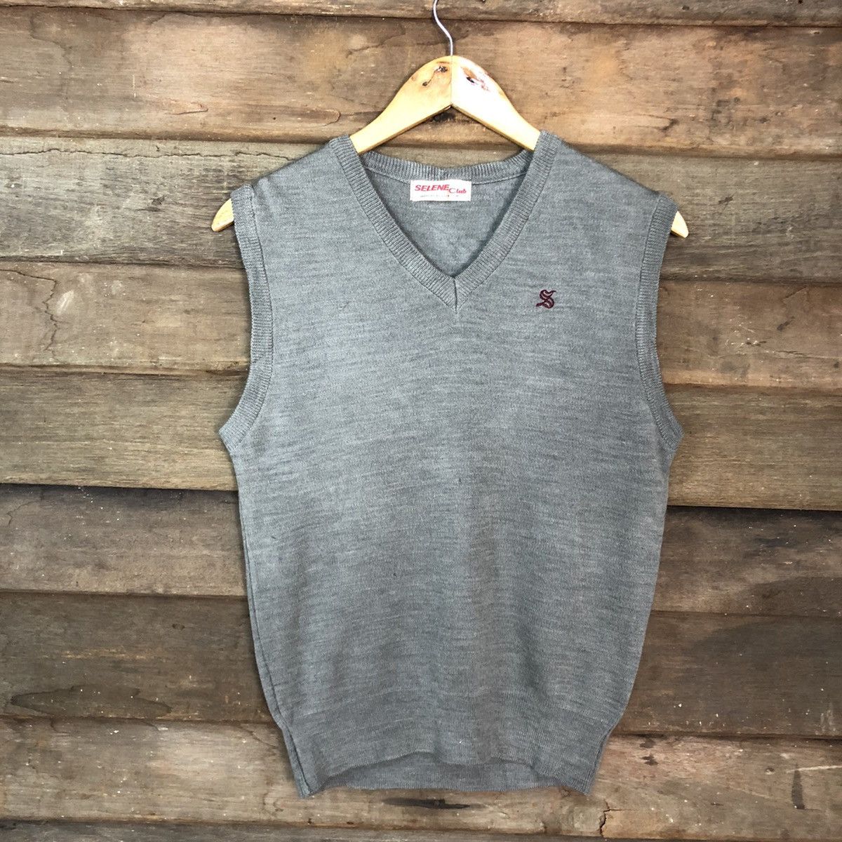 Japanese Brand Retro Sleeveless Knit by "Selene Club" STREETWEARSTEAL Size US S / EU 44-46 / 1 - 6 Thumbnail