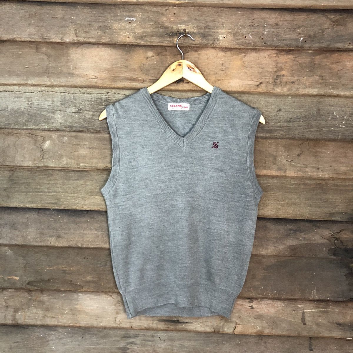Japanese Brand Retro Sleeveless Knit by "Selene Club" STREETWEARSTEAL Size US S / EU 44-46 / 1 - 3 Thumbnail