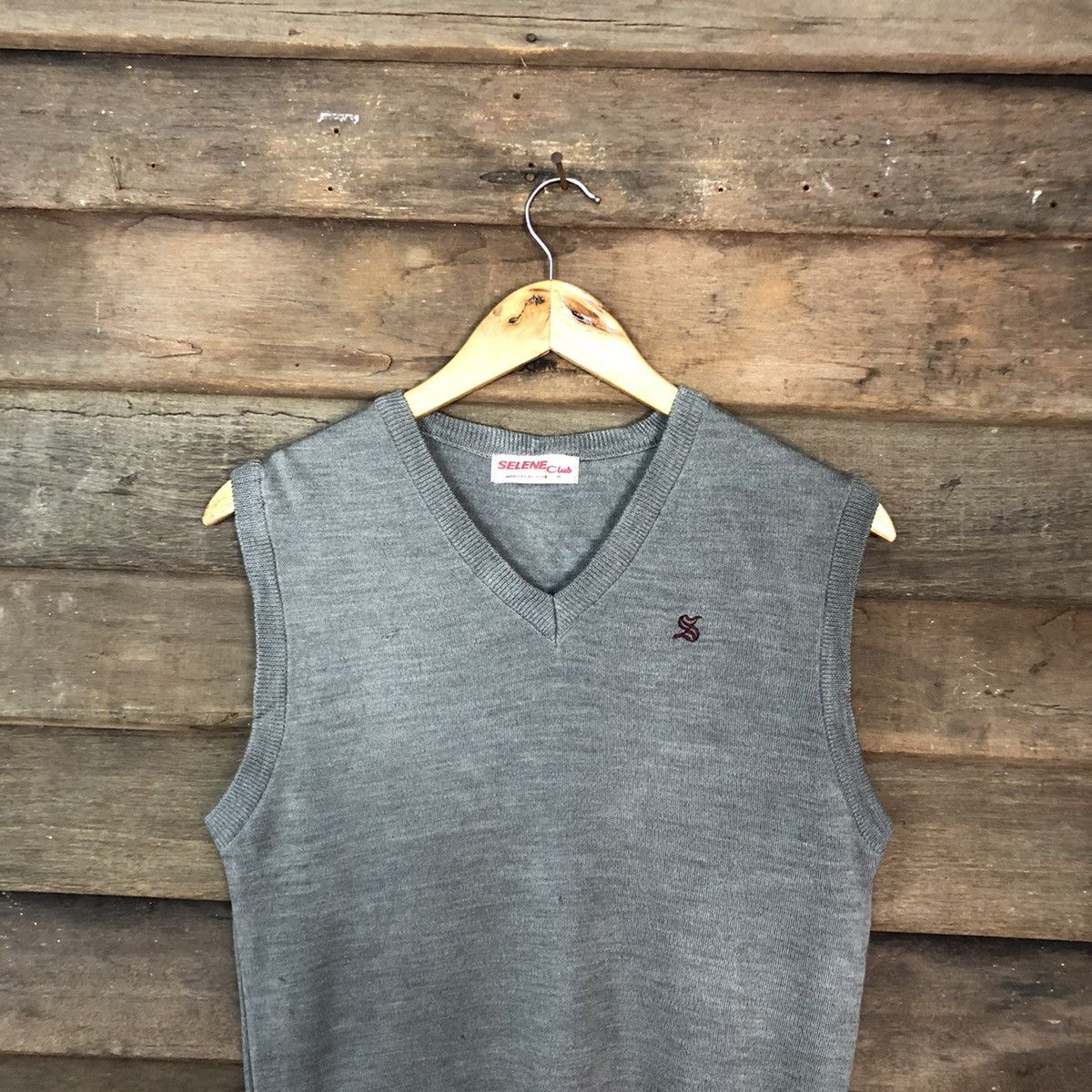 Japanese Brand Retro Sleeveless Knit by "Selene Club" STREETWEARSTEAL Size US S / EU 44-46 / 1 - 2 Thumbnail