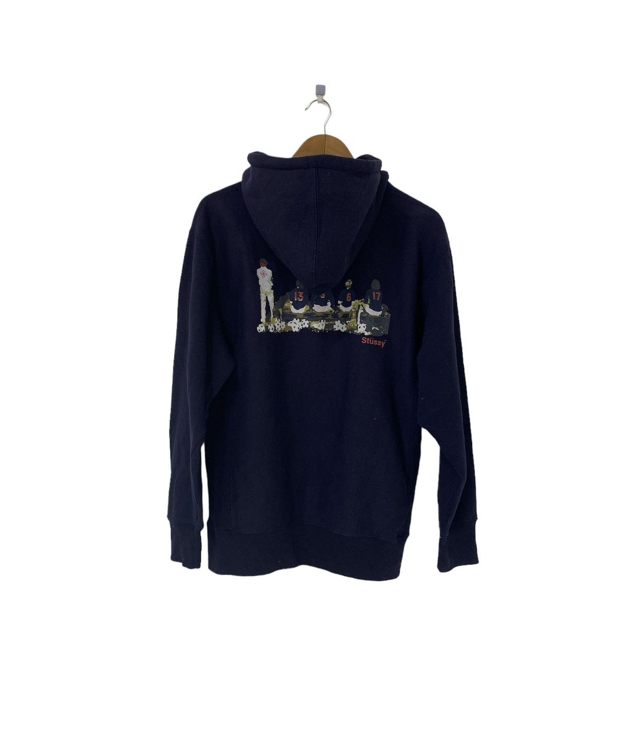 Stussy Stussy Hoodies Big Logo Design Football Player Banch Design Size US L / EU 52-54 / 3 - 2 Thumbnail