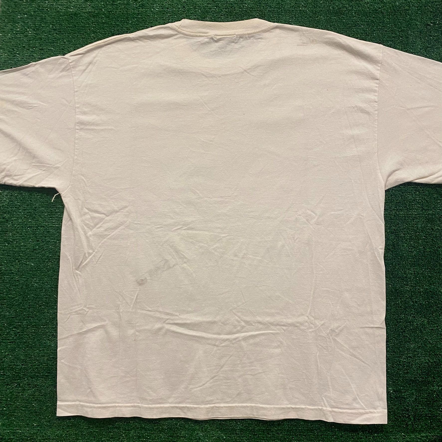 Giant Panama Canal Map Vintage 90s T-Shirt Size US XL / EU 56 / 4 - 4 Thumbnail