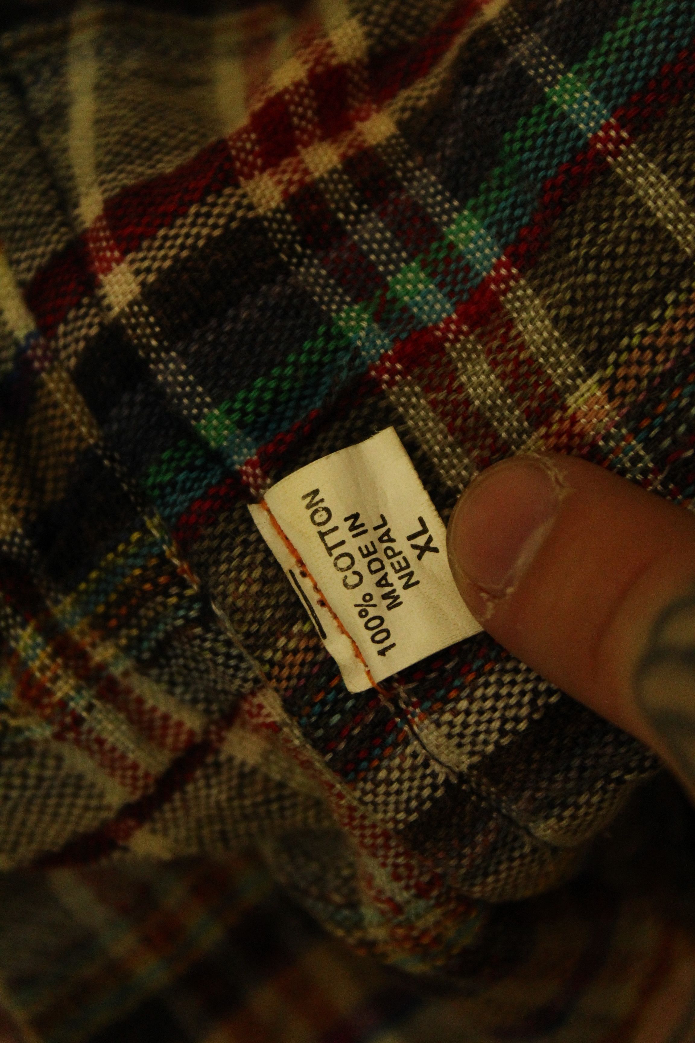 Beauty Beast 💥💥Designer madras wash faded patchwork Bode Style jacket. Size US XL / EU 56 / 4 - 9 Thumbnail