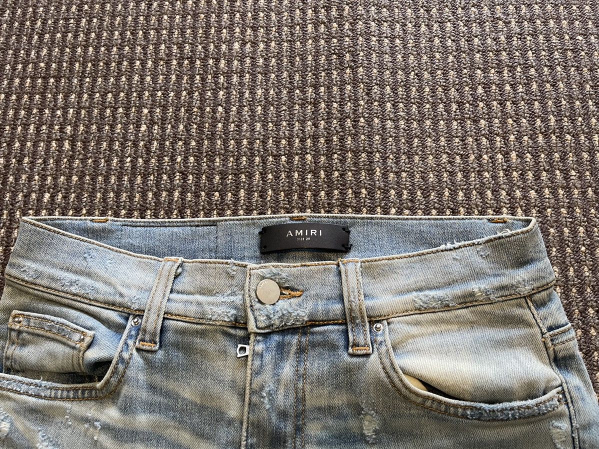 Amiri Heavily Distressed Denim Size US 29 - 4 Thumbnail