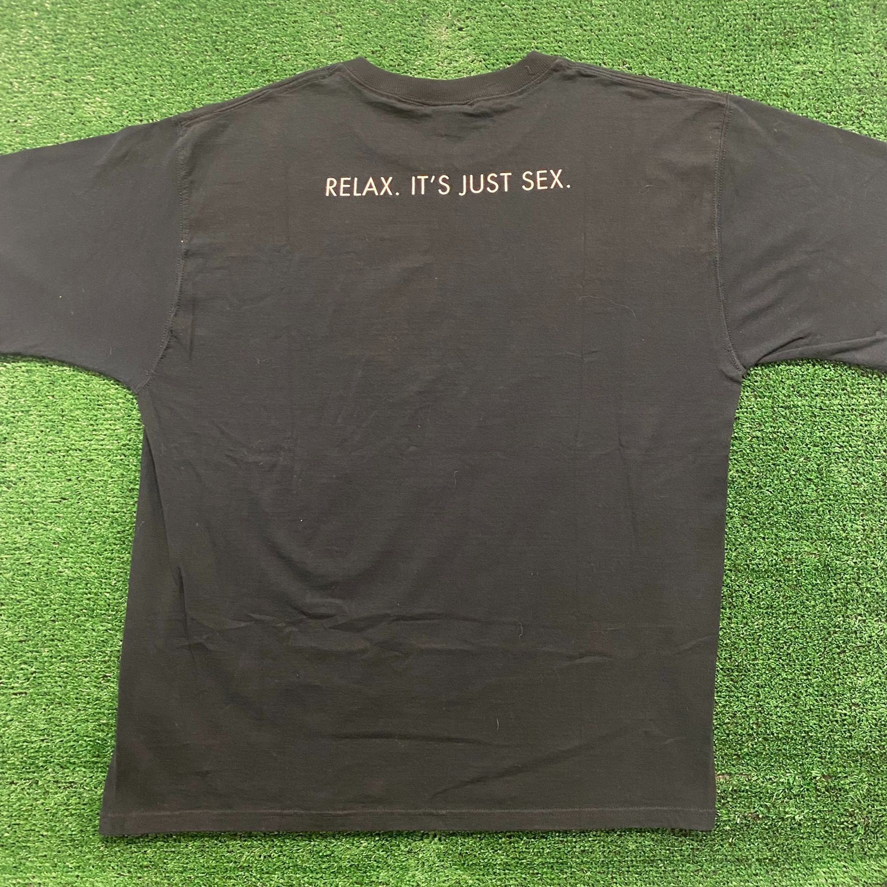 Vintage Hustler Sex Vintage 90s Grunge T-Shirt Size US L / EU 52-54 / 3 - 4 Thumbnail