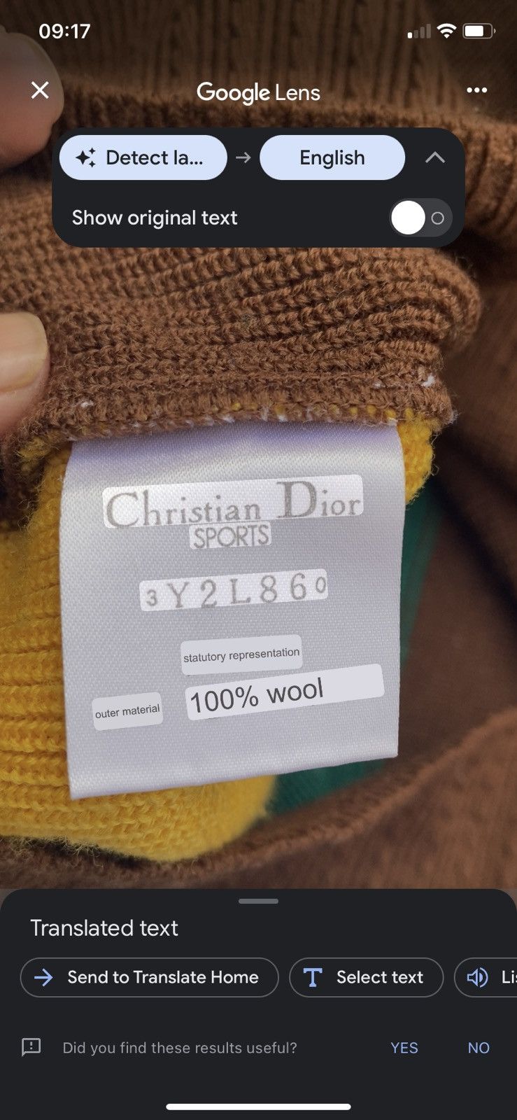 Christian Dior Monsieur christian dior sport knitwear Size US M / EU 48-50 / 2 - 8 Thumbnail