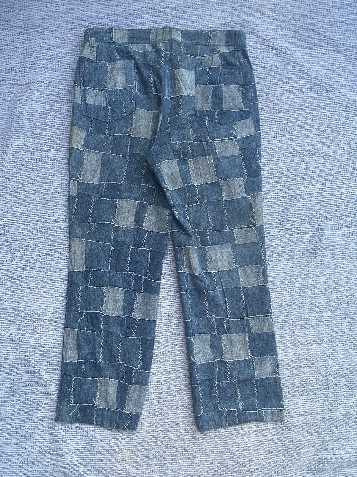Japanese Brand patch denim pants Size US 33 - 8 Thumbnail