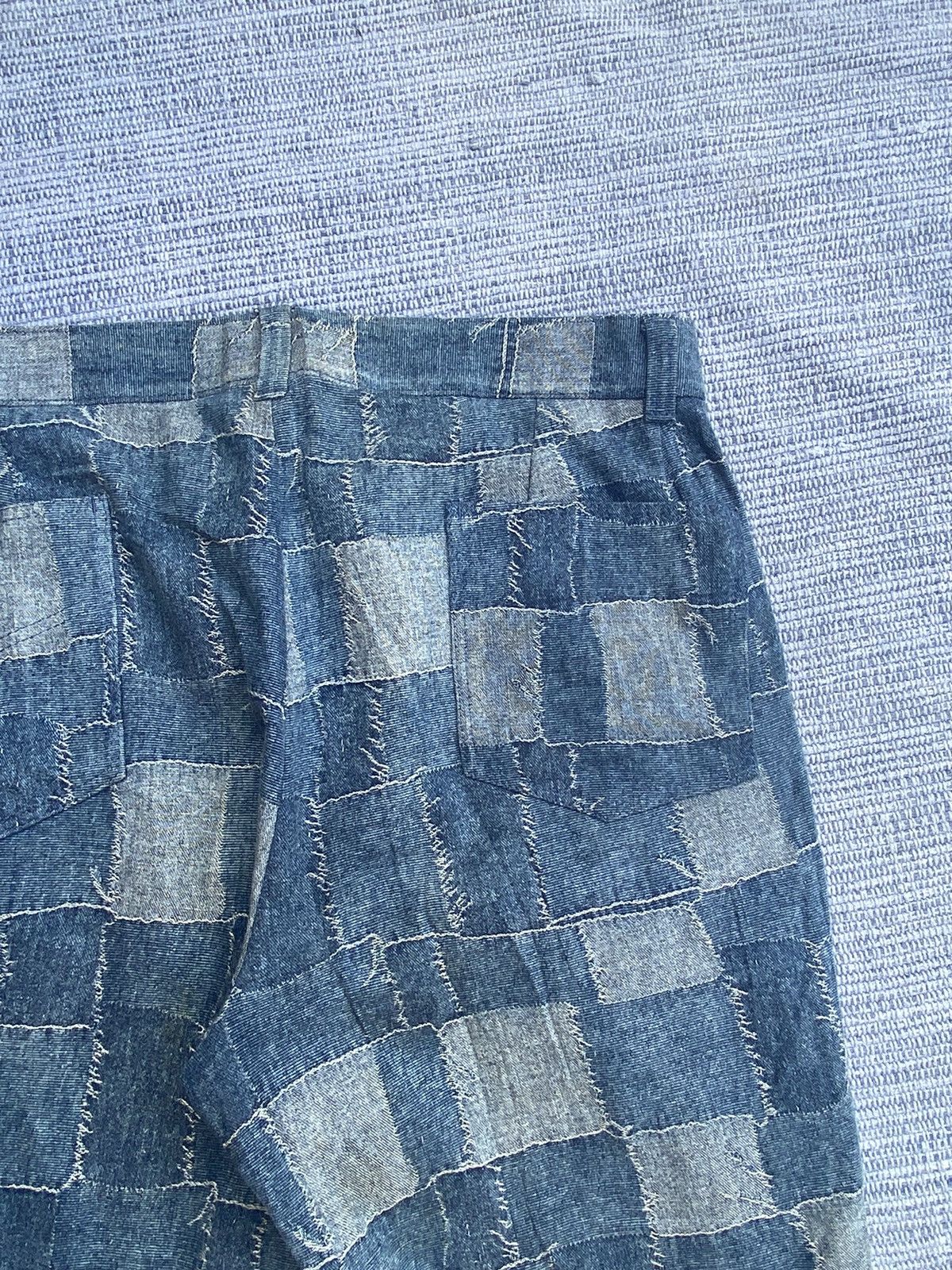 Japanese Brand patch denim pants Size US 33 - 10 Thumbnail
