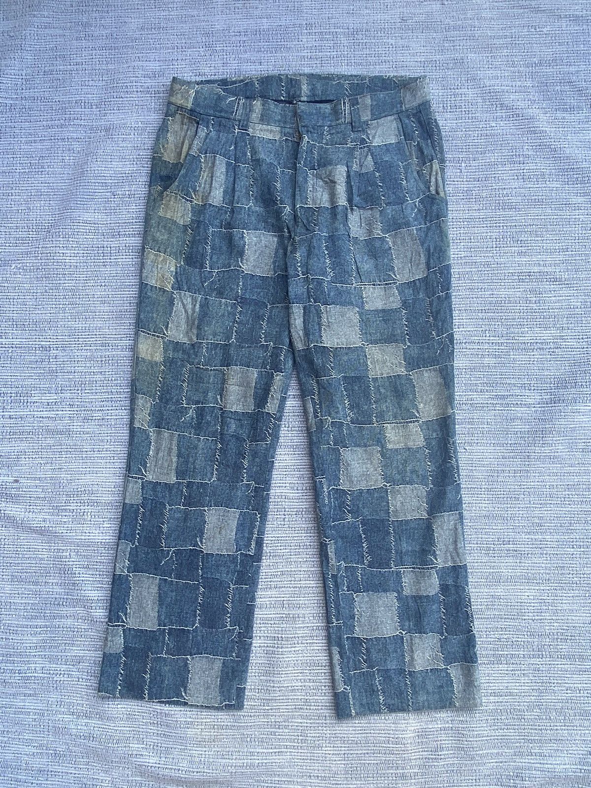 Japanese Brand patch denim pants Size US 33 - 1 Thumbnail