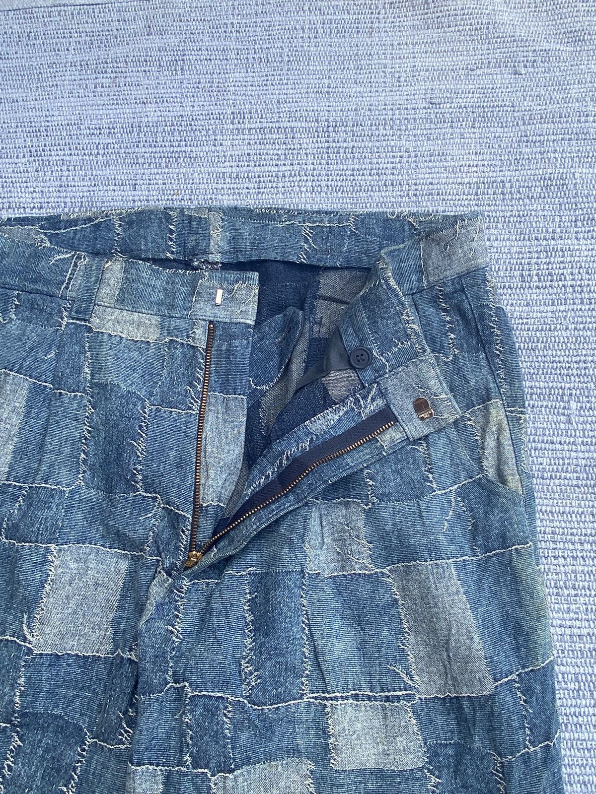Japanese Brand patch denim pants Size US 33 - 5 Thumbnail