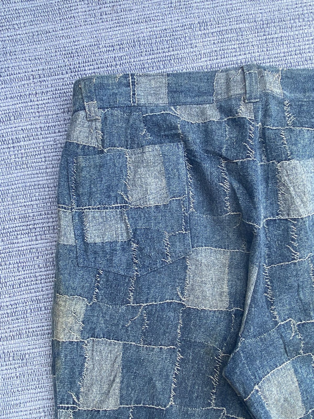 Japanese Brand patch denim pants Size US 33 - 9 Thumbnail