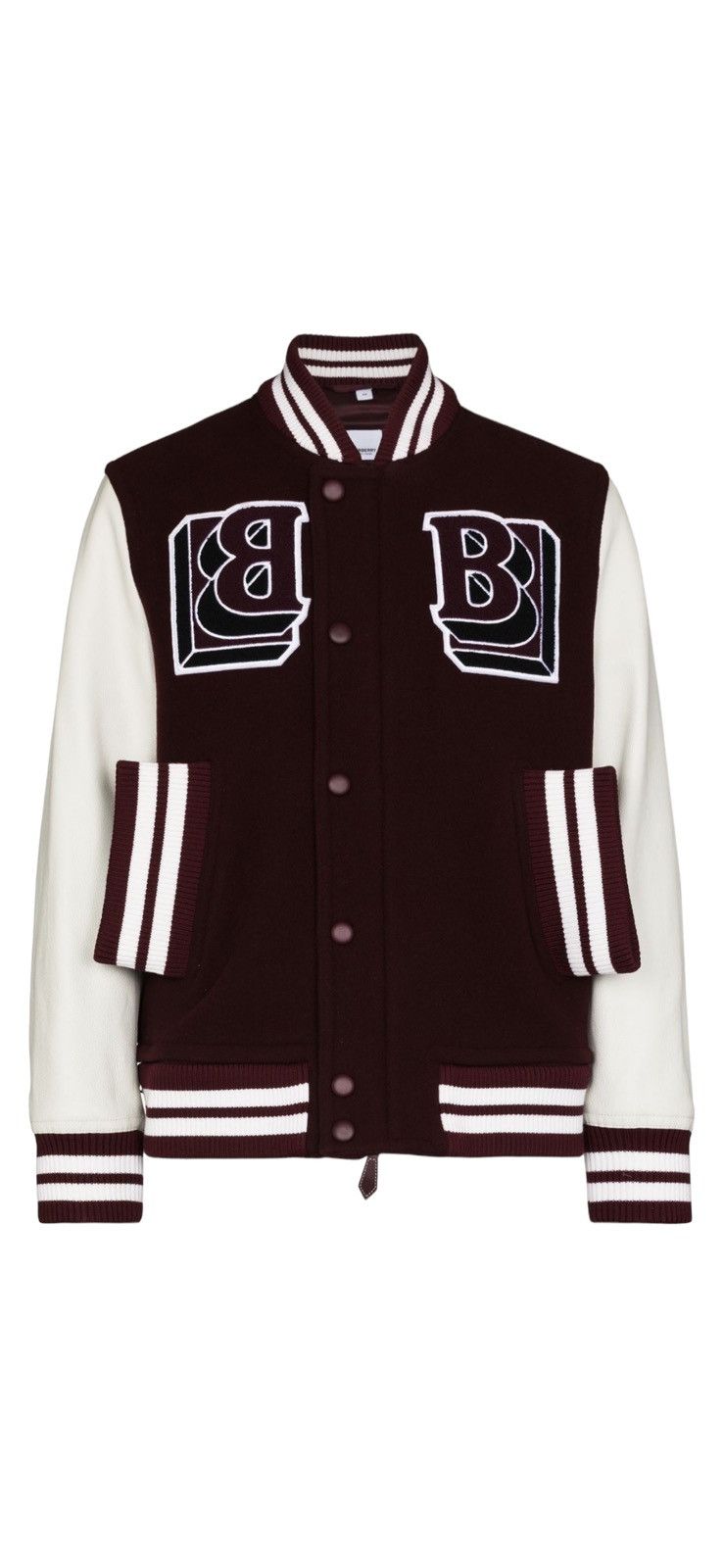 Burberry Logo Patch Varsity Jacket