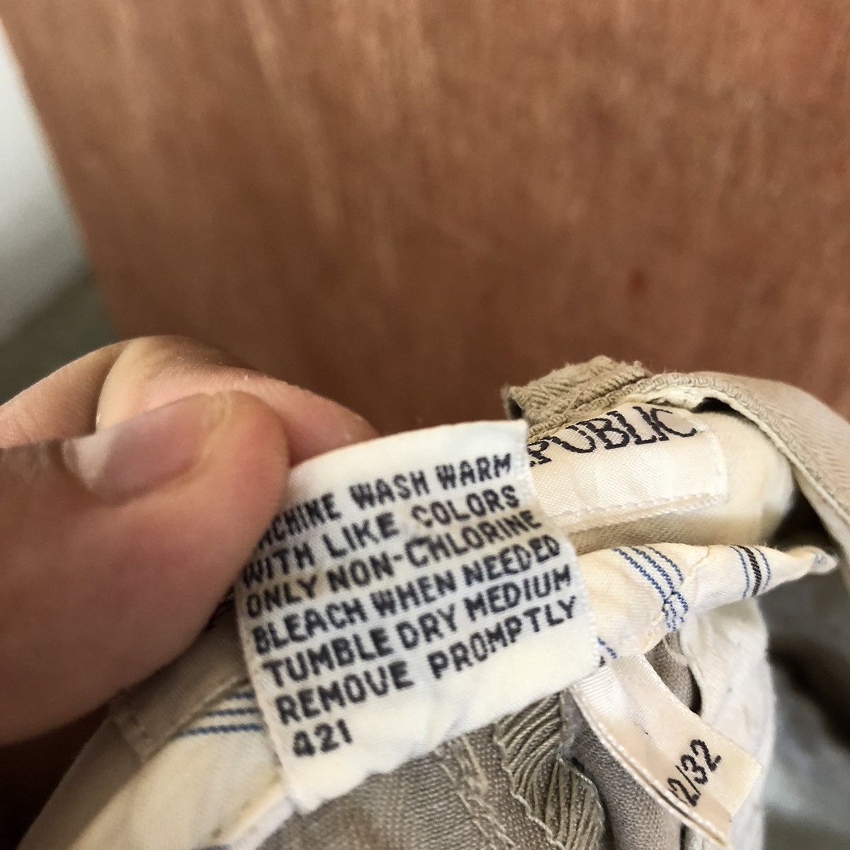Banana Republic Banana Republic Cream Casual Pants #A013 Size US 31 - 15 Thumbnail