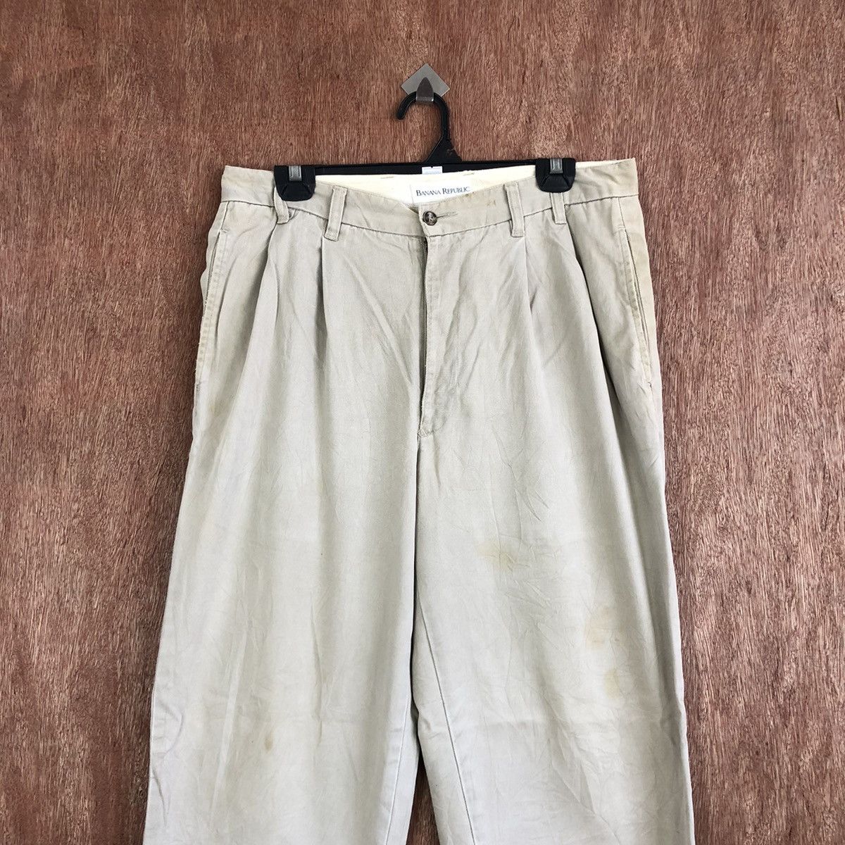Banana Republic Banana Republic Cream Casual Pants #A013 Size US 31 - 2 Thumbnail