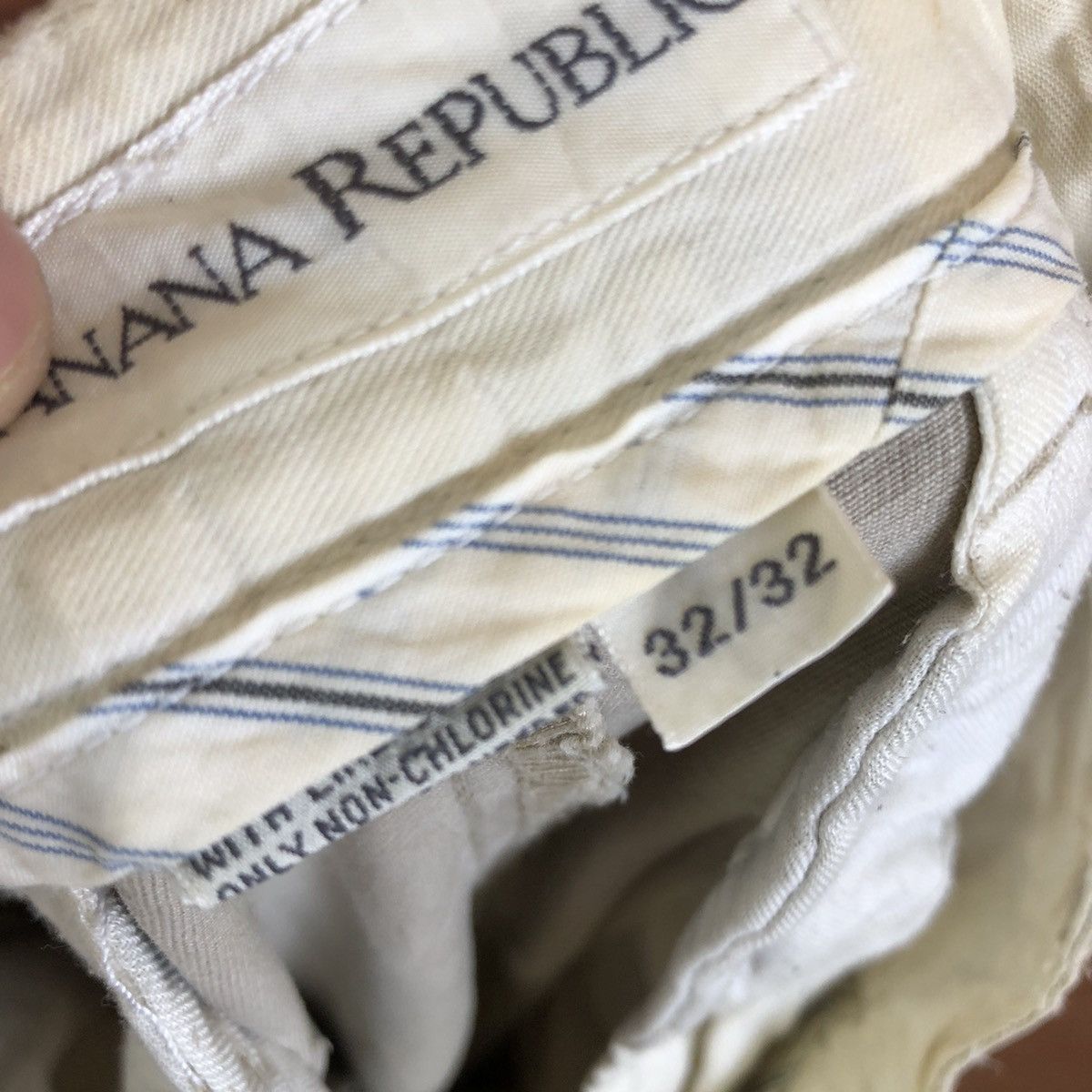 Banana Republic Banana Republic Cream Casual Pants #A013 Size US 31 - 13 Thumbnail