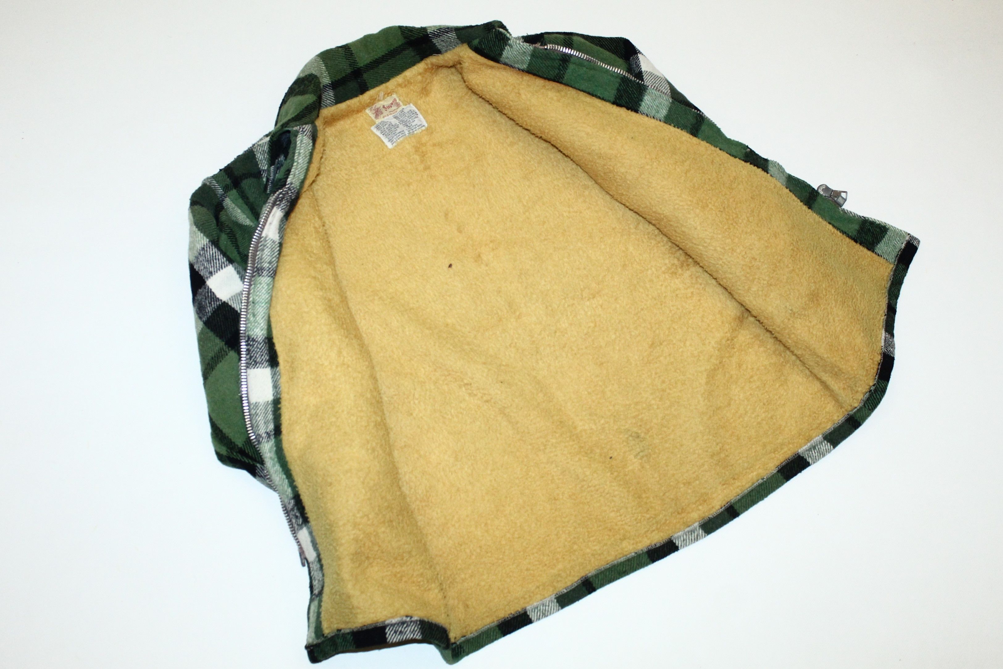 Lumberjack 💥RARE💥 60s 70s Stagway Green Plaid Lumberjack Jacket Size US S / EU 44-46 / 1 - 6 Thumbnail