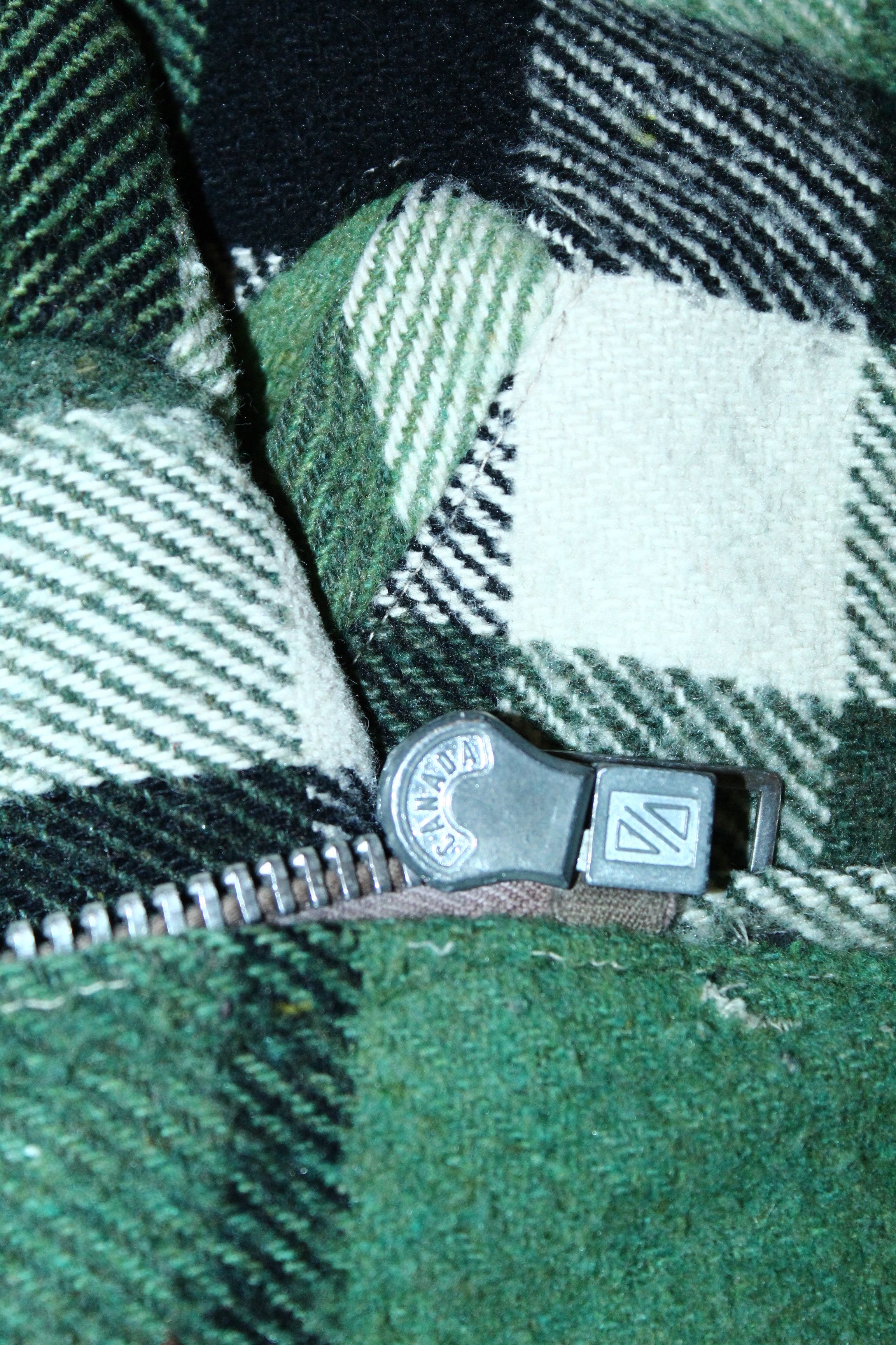 Lumberjack 💥RARE💥 60s 70s Stagway Green Plaid Lumberjack Jacket Size US S / EU 44-46 / 1 - 7 Thumbnail