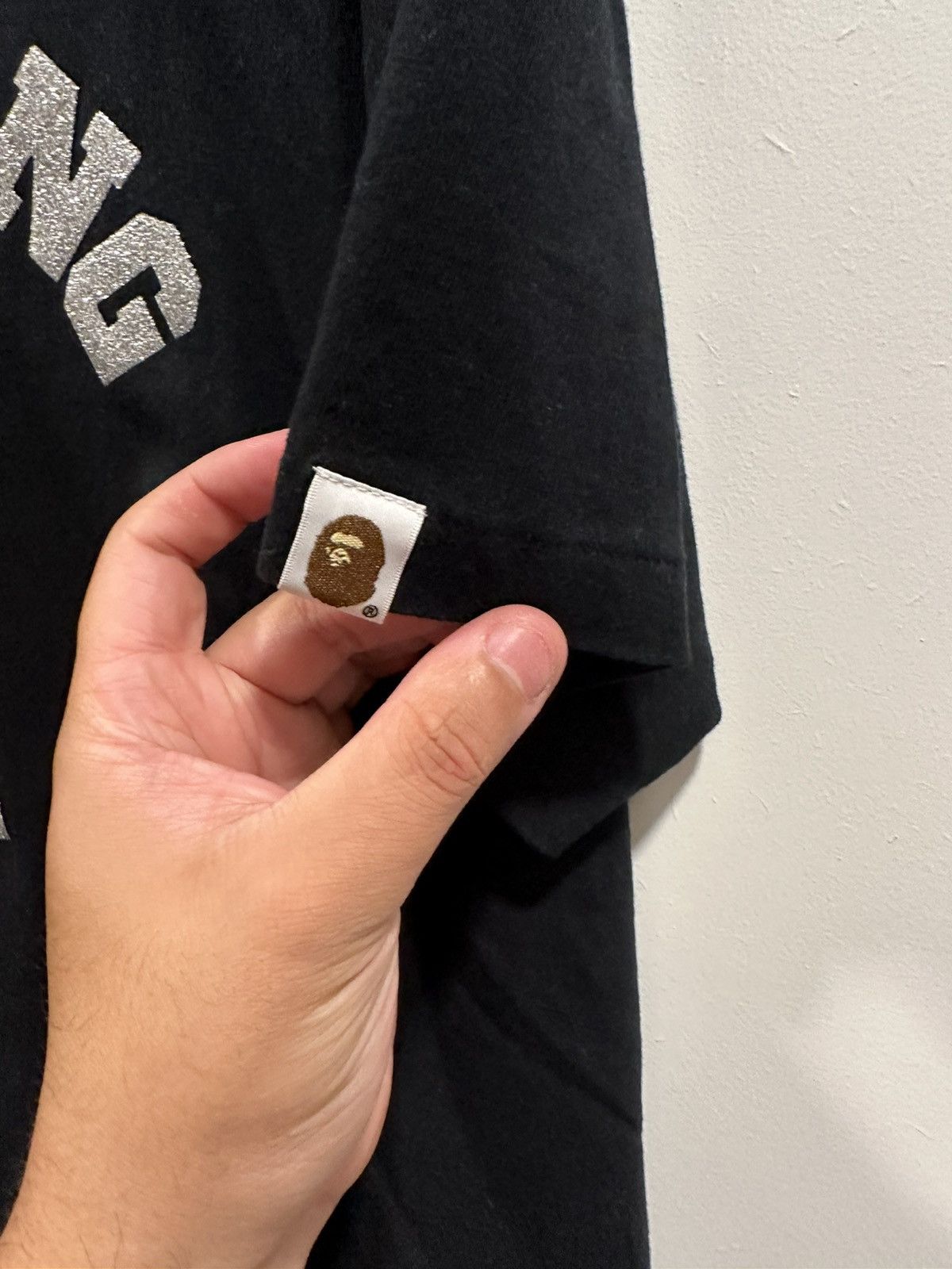 Bape Glitter College Tee Size US XL / EU 56 / 4 - 6 Thumbnail