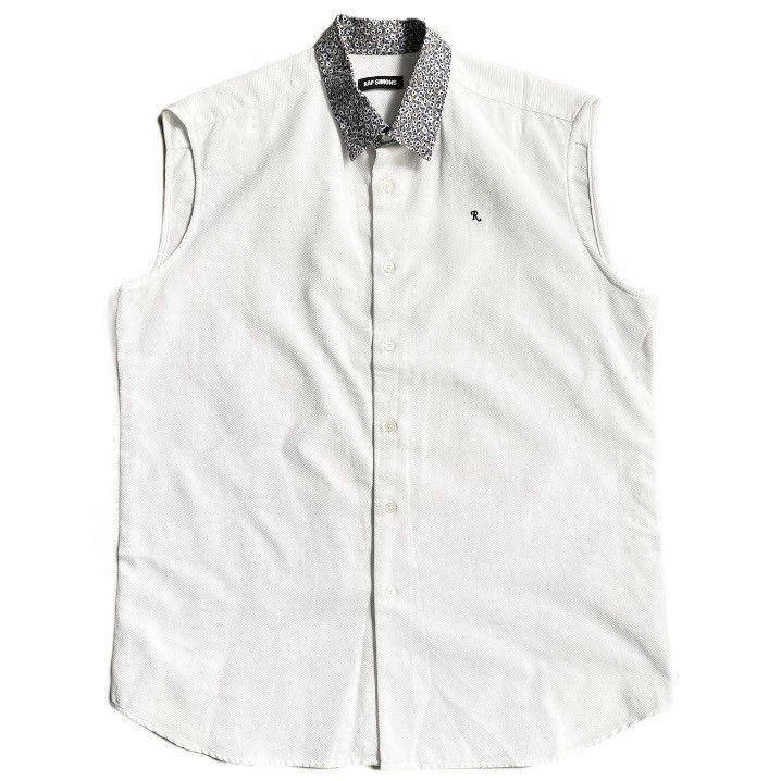 Raf Simons SS13 Floral Collar Oversize Sleeveless Shirt Size US M / EU 48-50 / 2 - 1 Thumbnail