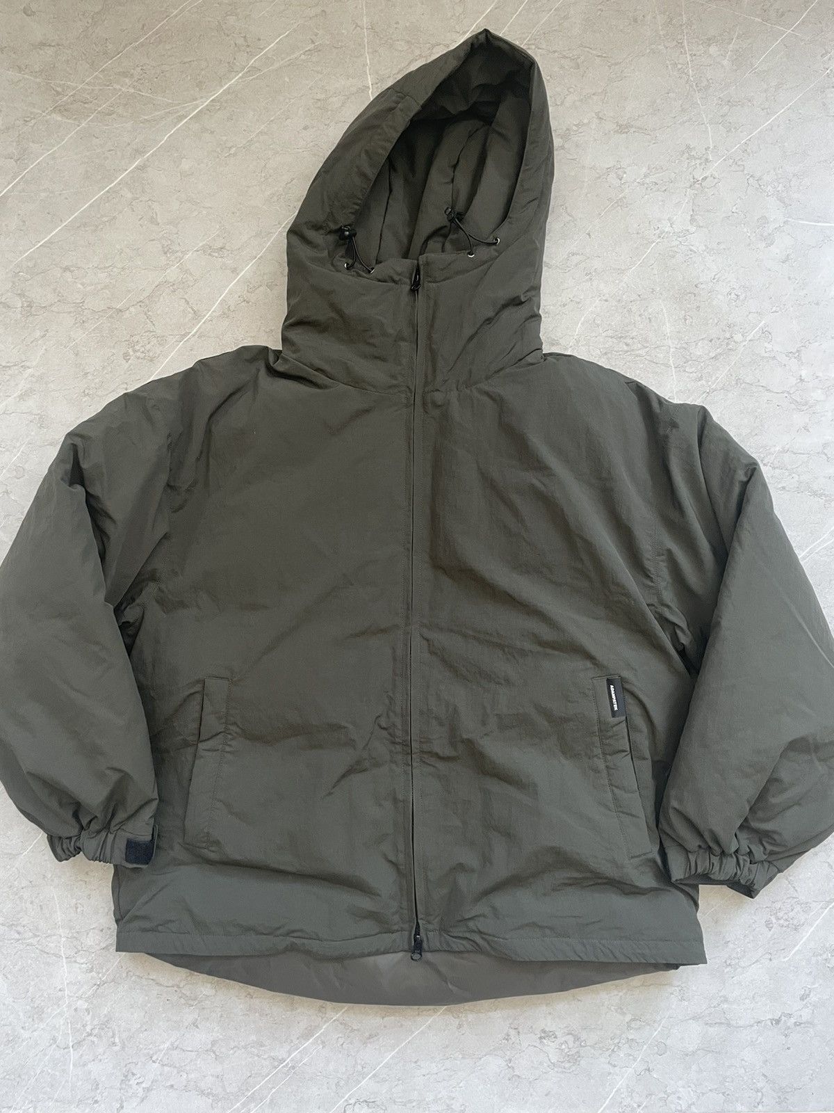 image of Adam Patek Puffer Jacket in Green, Men's (Size Small)