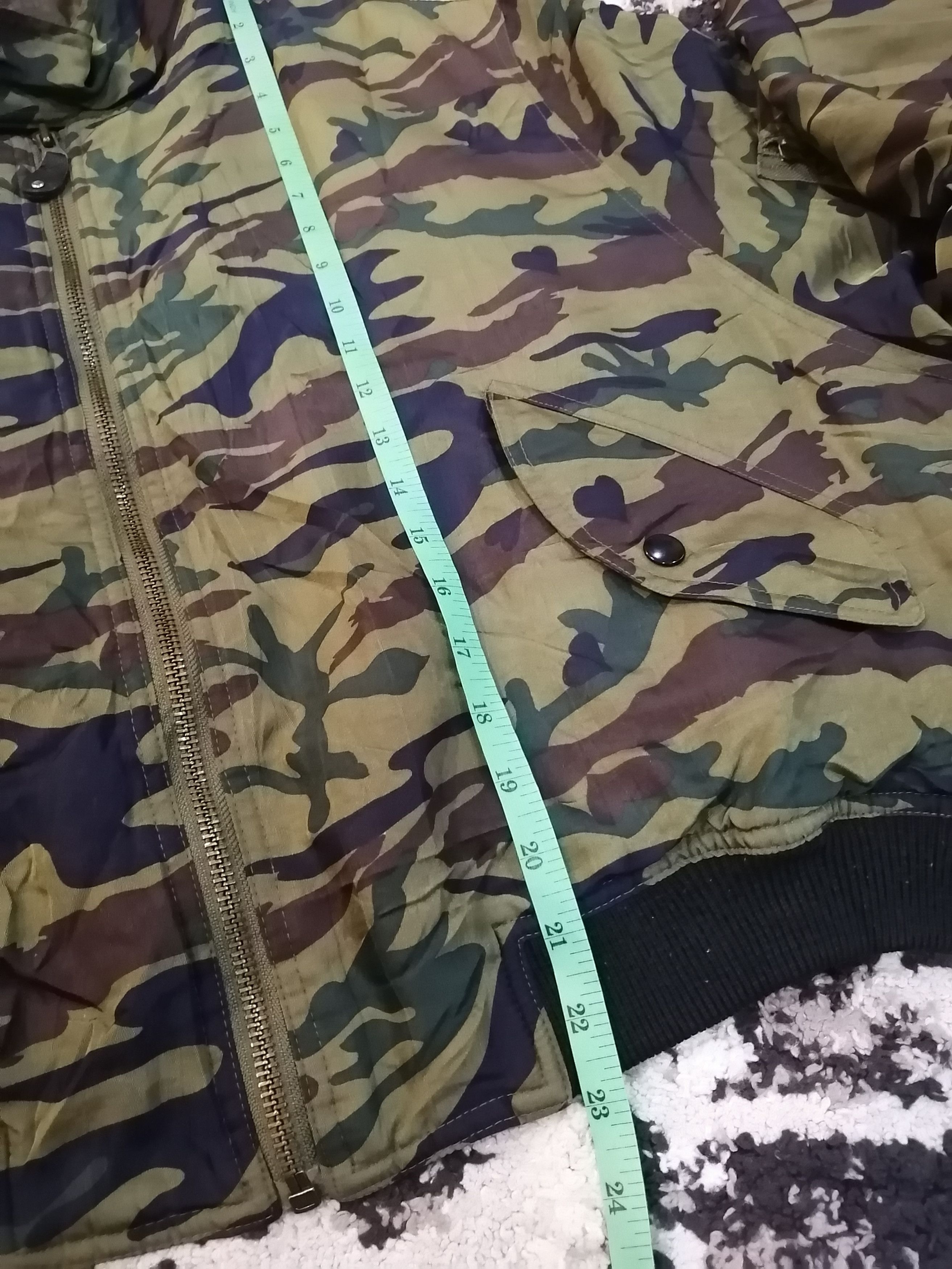 Jean Paul Gaultier Vintage Junior Gaultier Camo Cropped Oversize Jacket Size US M / EU 48-50 / 2 - 12 Thumbnail