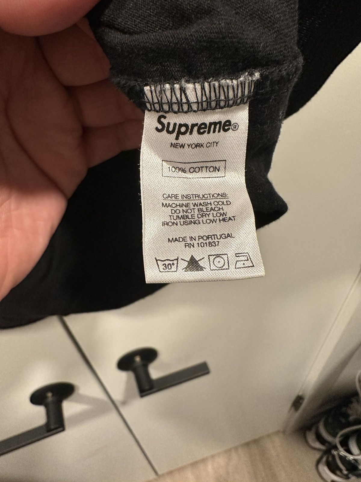 Comme des Garcons × Supreme Supreme CDG Split Box Logo Comme Des Garçons Shirt BLACK Size US L / EU 52-54 / 3 - 4 Thumbnail
