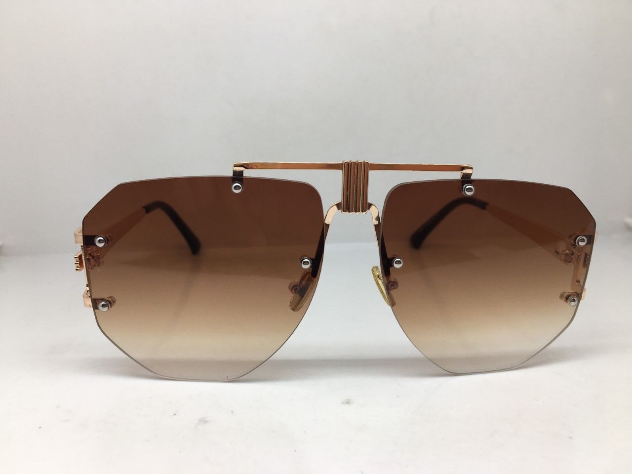 Vintage MOD N.Y.C. RAPPER HIP HOP ARTIST BEAT BOX RIMLESS SUNGLASSES Size ONE SIZE - 5 Thumbnail