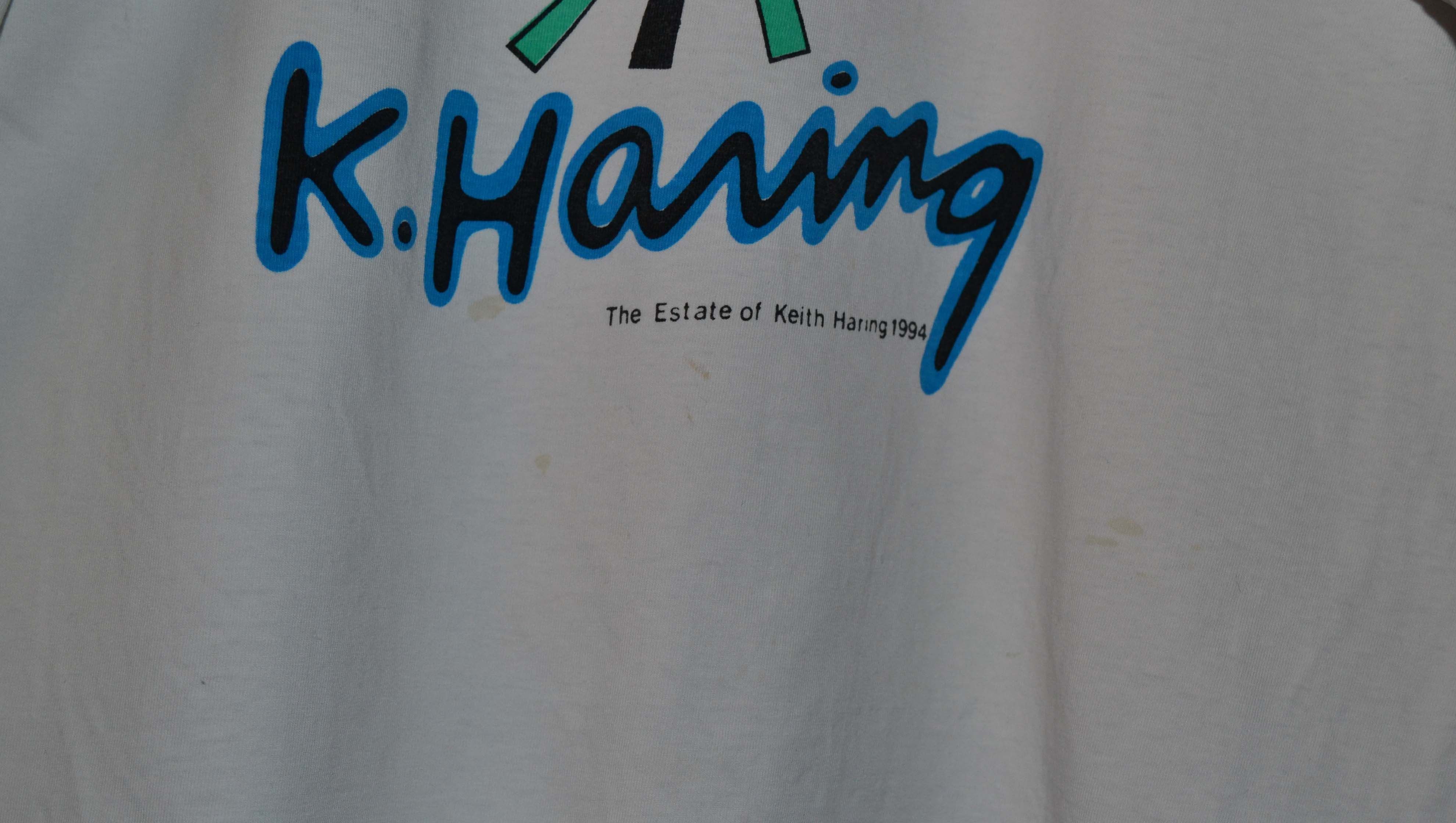 Keith Haring KEITH HARING 1994 Vintage Crawling Baby T-Shirt Size US M / EU 48-50 / 2 - 3 Thumbnail