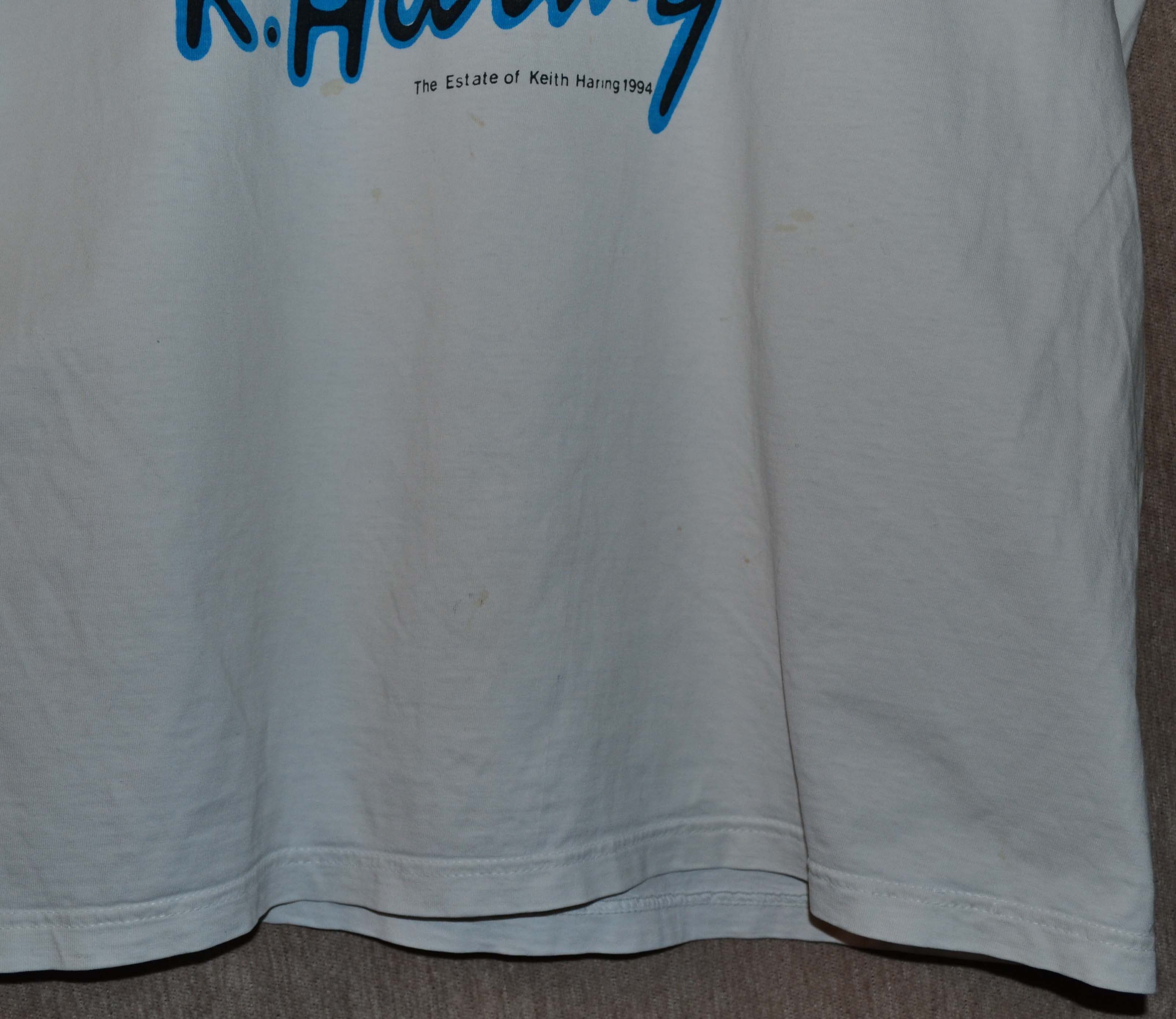 Keith Haring KEITH HARING 1994 Vintage Crawling Baby T-Shirt Size US M / EU 48-50 / 2 - 4 Thumbnail