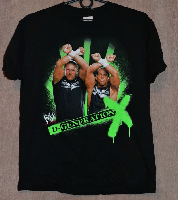 T-shirt homme Homage WWE WCW WWF 2XL D-génération-X rétro Tee Wrestling