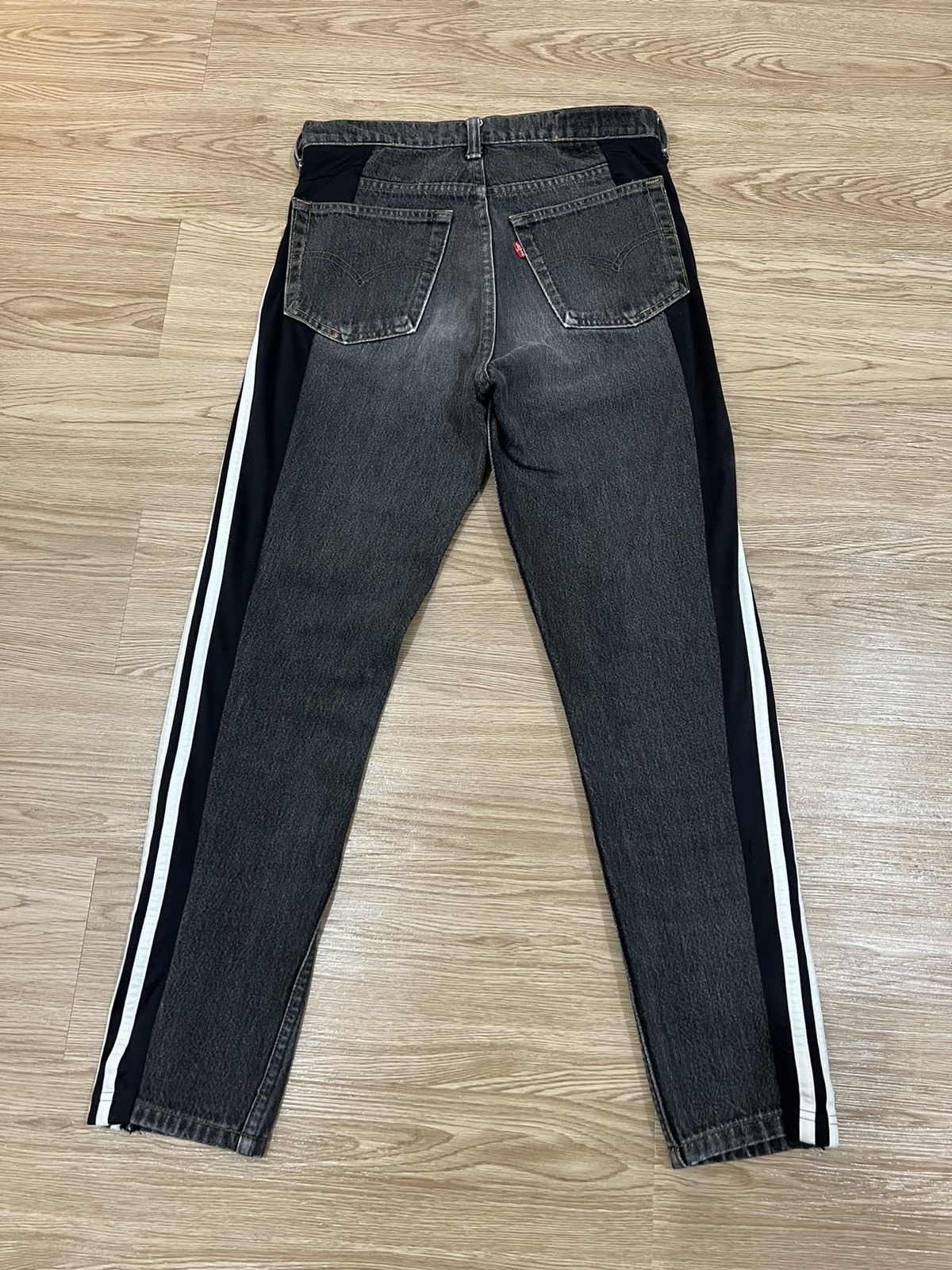 Levi's × Vintage Vintage Levis Hybrid Jeans Custom Vetements Style Size US 26 / EU 42 - 2 Thumbnail