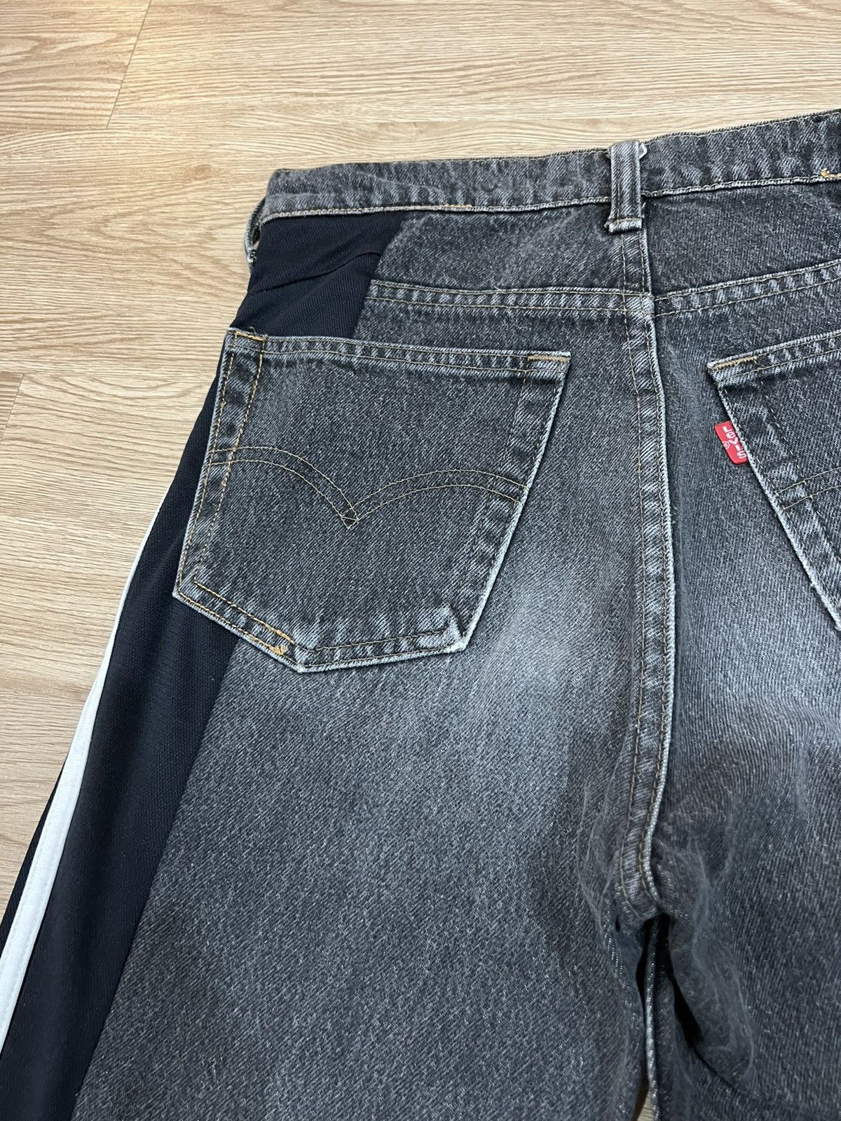 Levi's × Vintage Vintage Levis Hybrid Jeans Custom Vetements Style Size US 26 / EU 42 - 6 Thumbnail