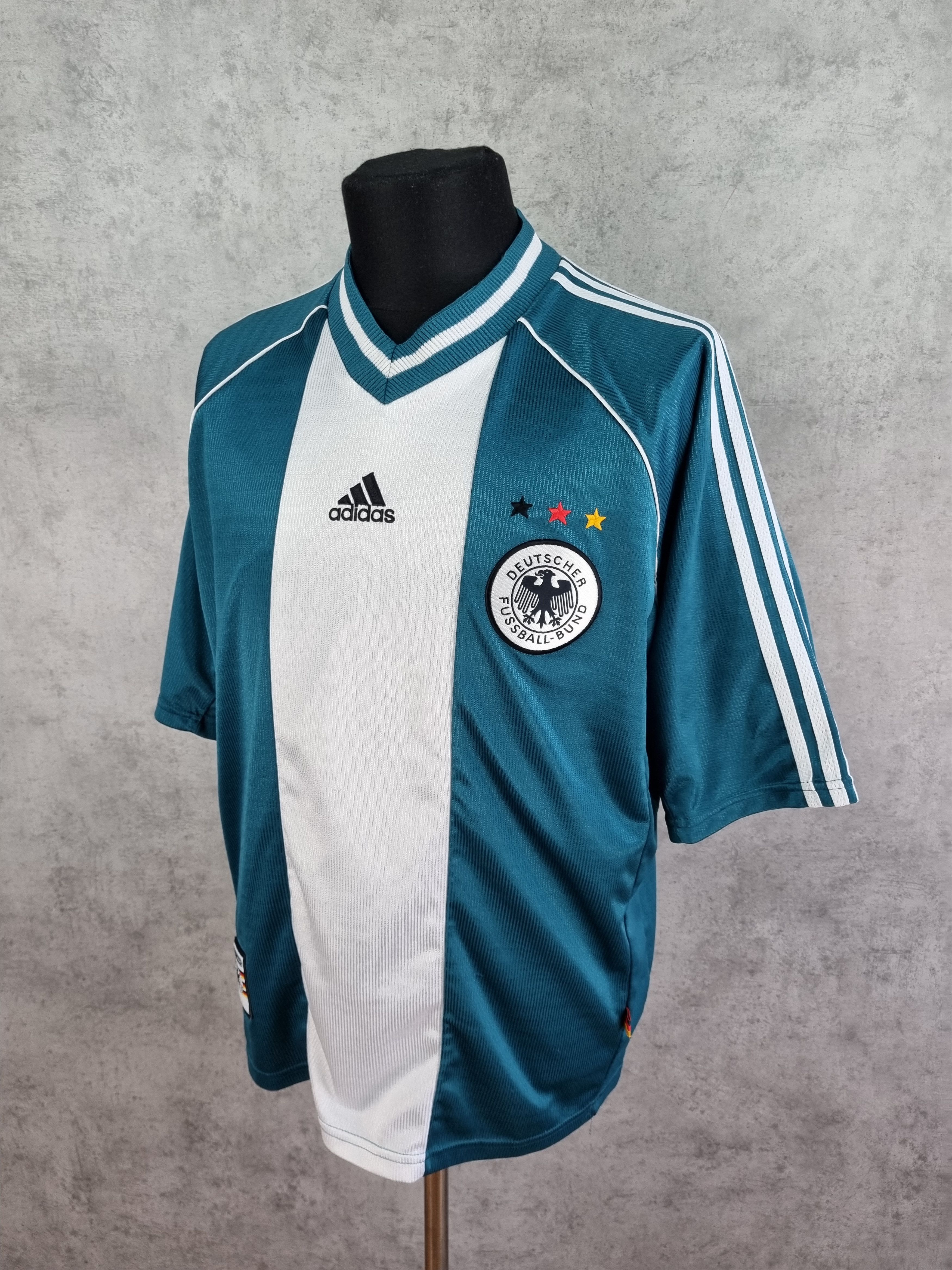 Adidas 90s ADIDAS Vintage Jersey German Team Size US XL / EU 56 / 4 - 2 Thumbnail