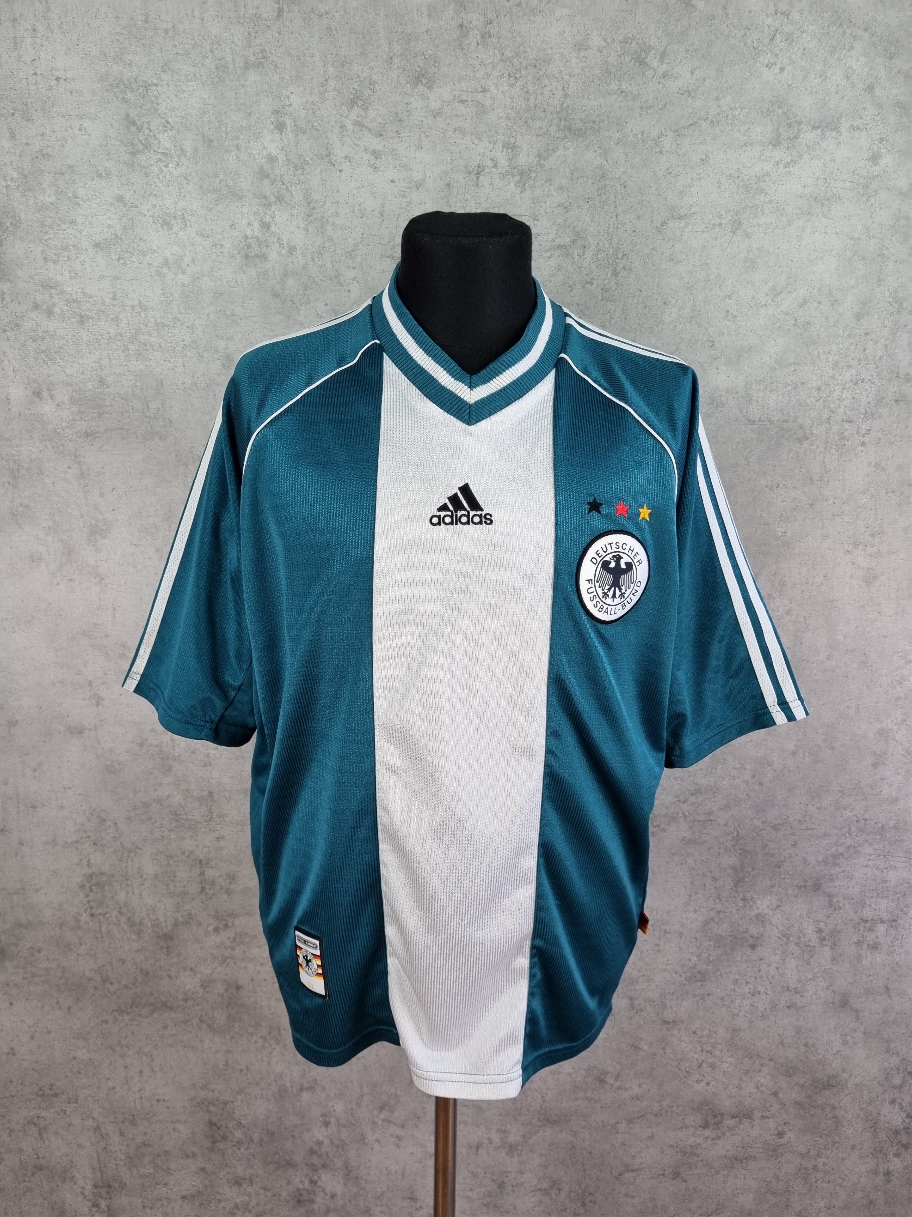 Adidas 90s ADIDAS Vintage Jersey German Team Size US XL / EU 56 / 4 - 3 Thumbnail