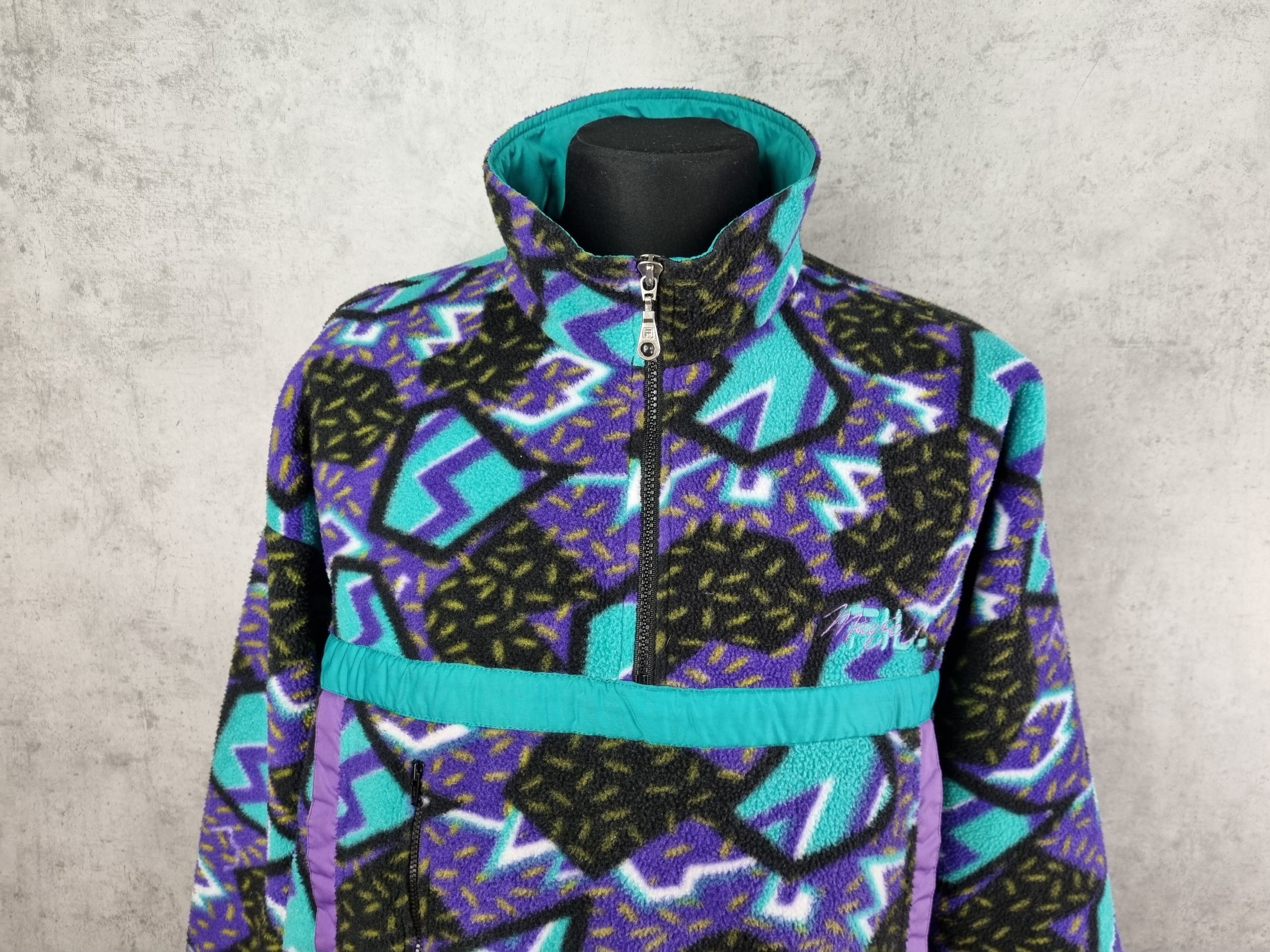 Fila × Polartec 90s Fila Polartec Fleece Pullover Made in Italy Size US L / EU 52-54 / 3 - 9 Thumbnail