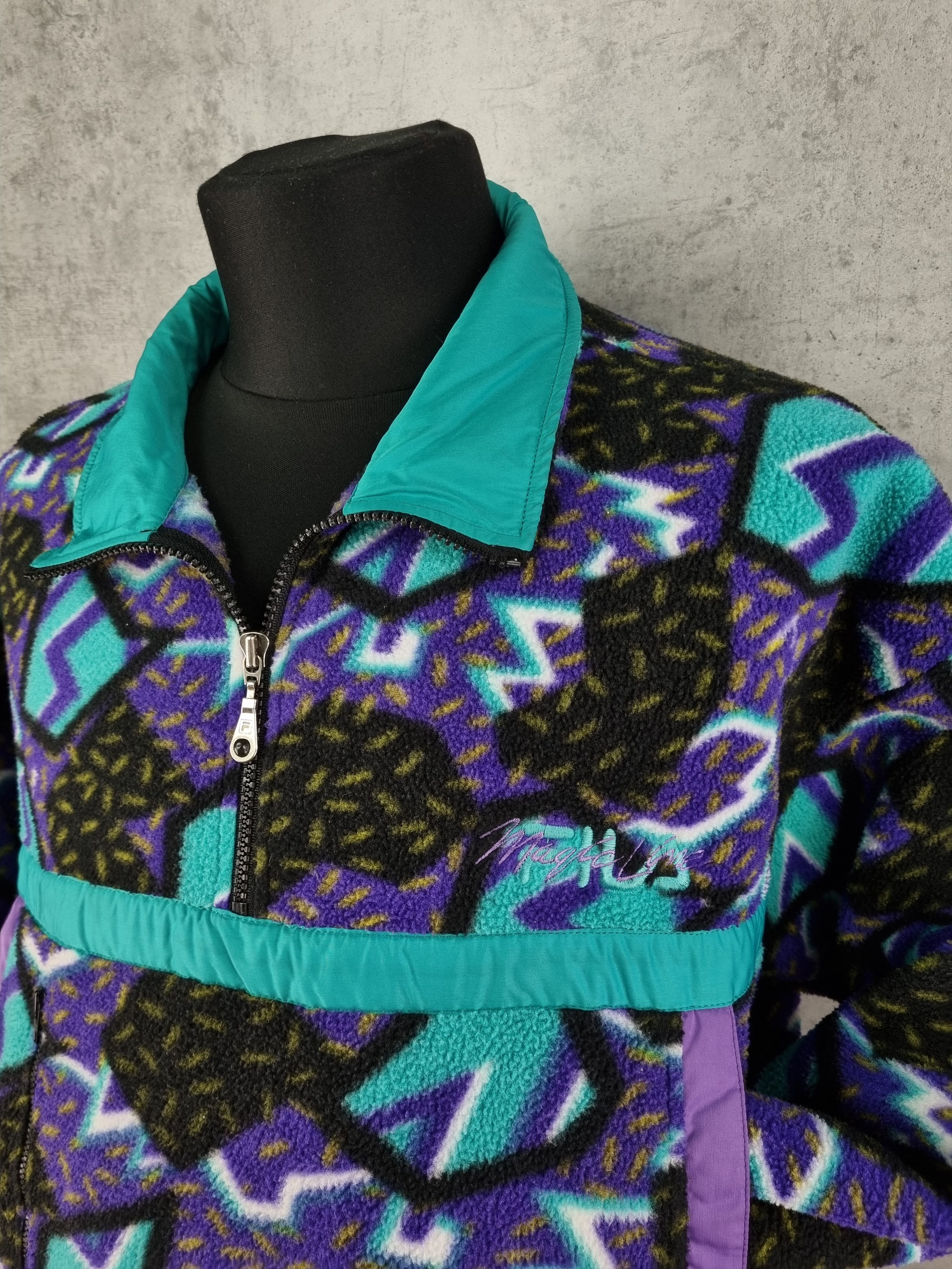 Fila × Polartec 90s Fila Polartec Fleece Pullover Made in Italy Size US L / EU 52-54 / 3 - 6 Thumbnail