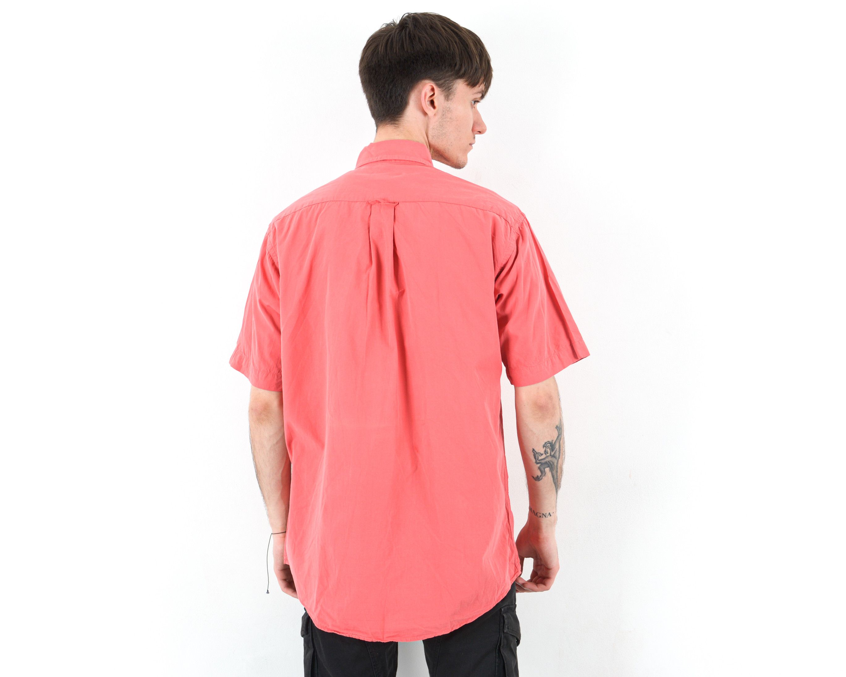 Gant × Vintage 'Phoenix Poplin' Men M Casual Shirt Button Up Short Sleeve Size US M / EU 48-50 / 2 - 4 Thumbnail