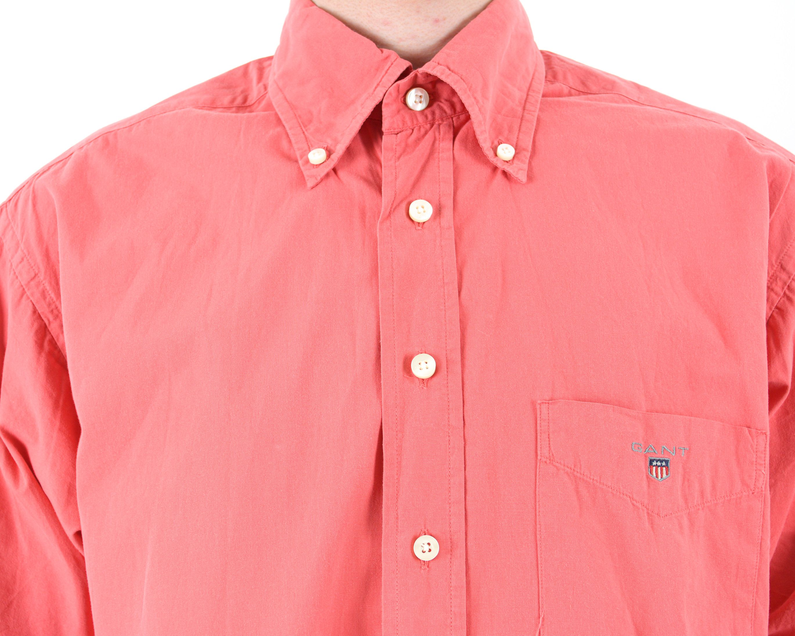 Gant × Vintage 'Phoenix Poplin' Men M Casual Shirt Button Up Short Sleeve Size US M / EU 48-50 / 2 - 5 Thumbnail
