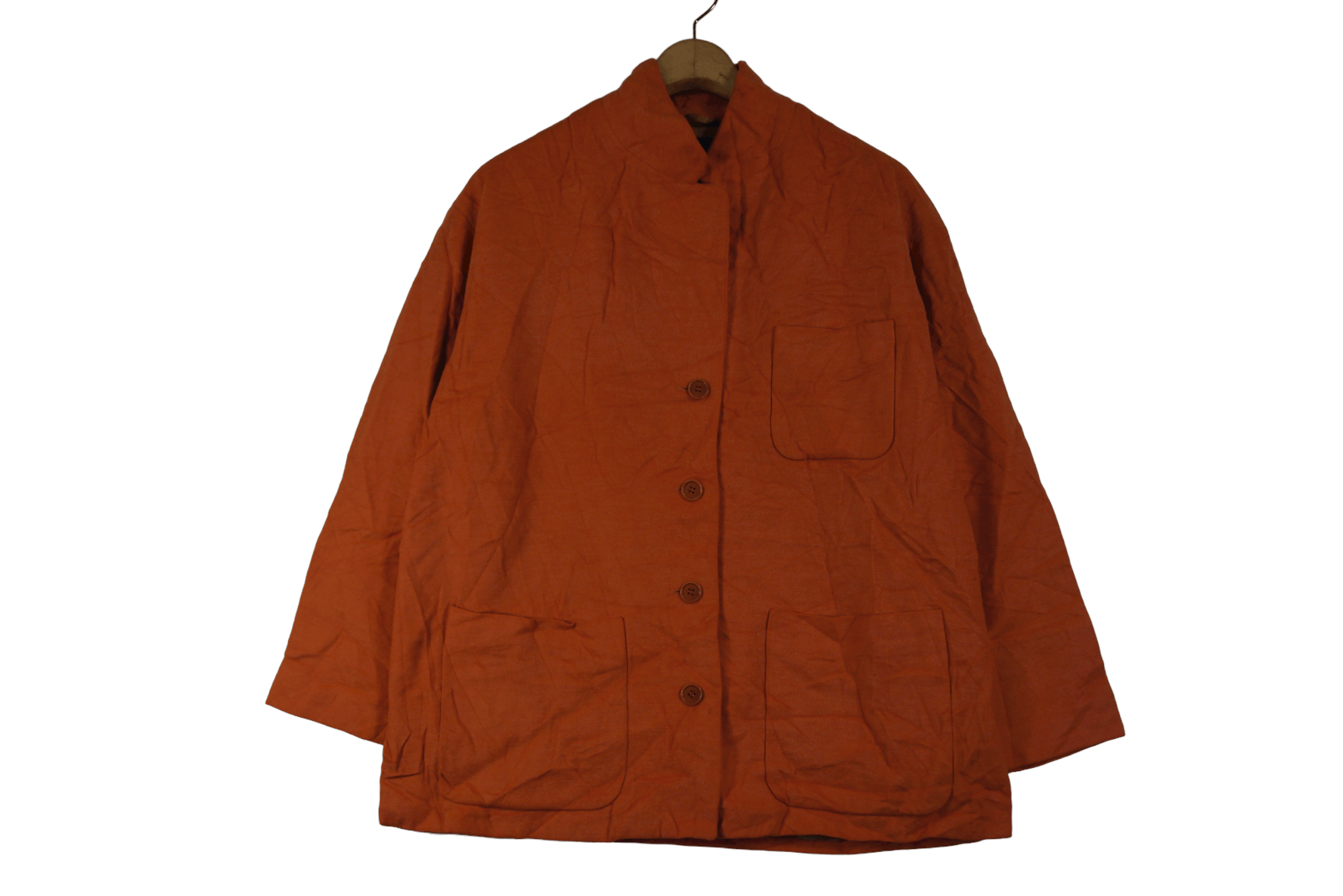 Rare!! Vintage Coats Victor Victoria Ialian Button Up Design