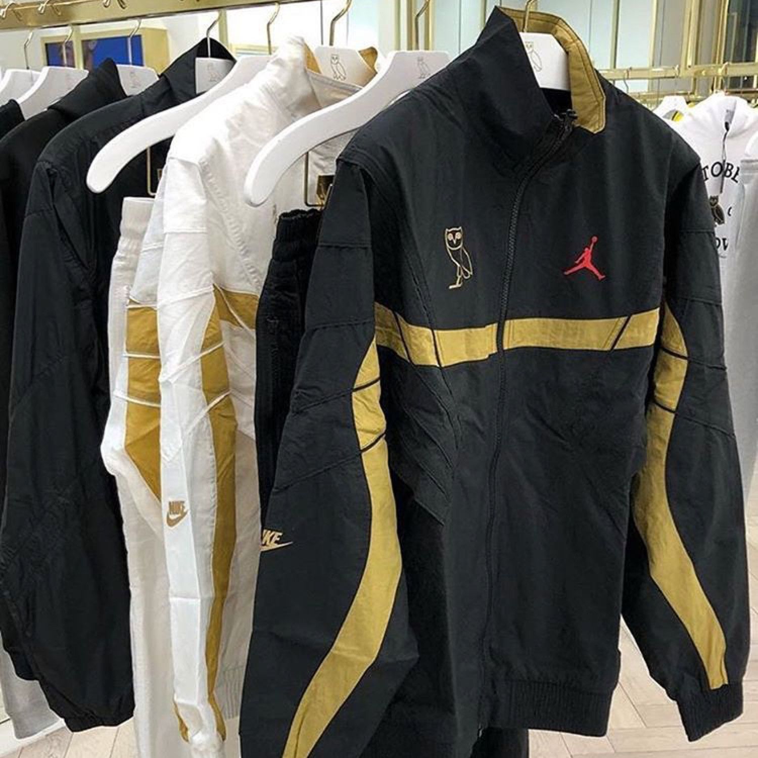 Jordan Brand OVO x Air Jordan x Nike Flight Track Jacket - XXXL Size US XXL / EU 58 / 5 - 6 Thumbnail