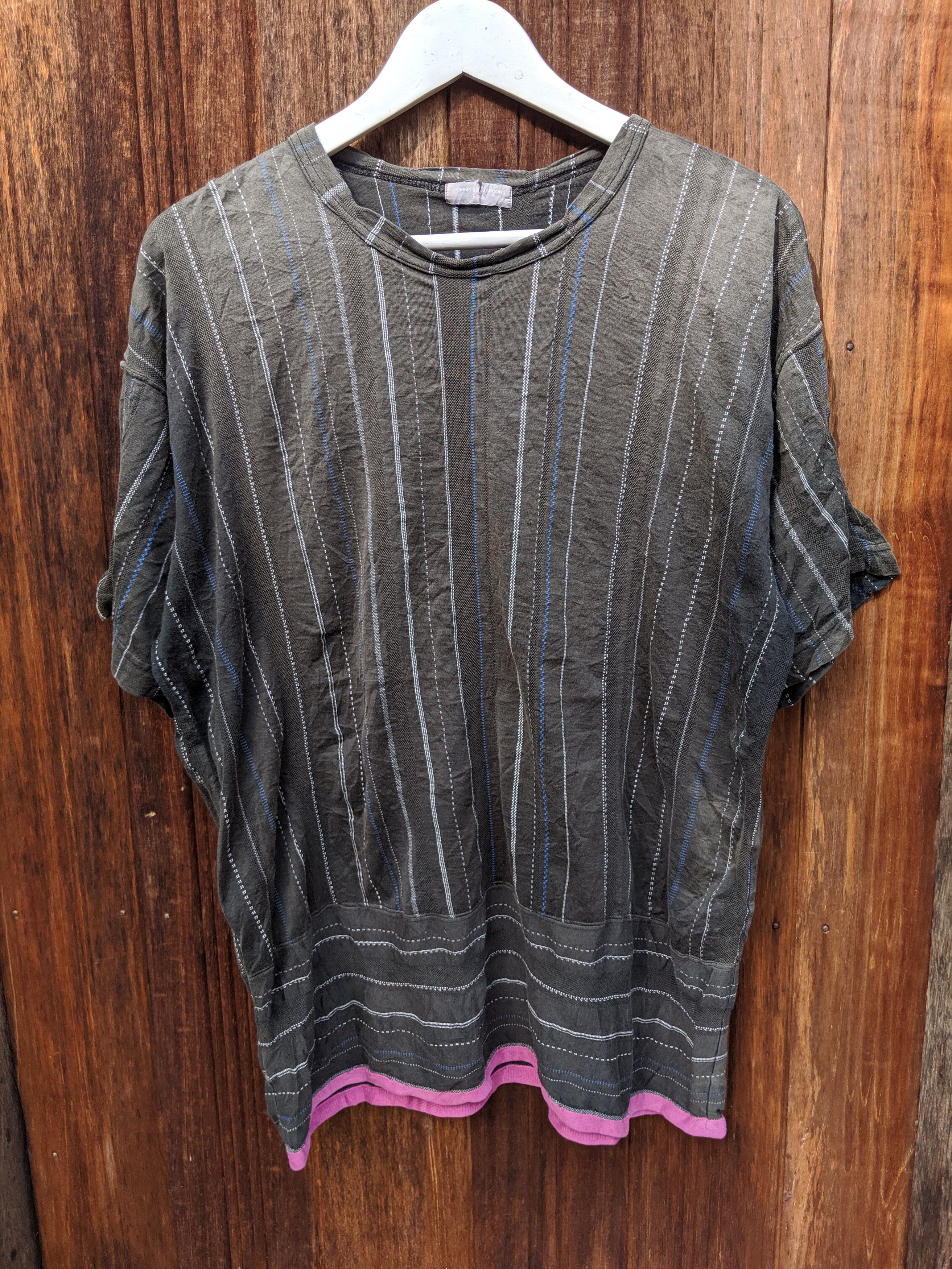 Japanese brand Comme des Garcons Homme stripe tee