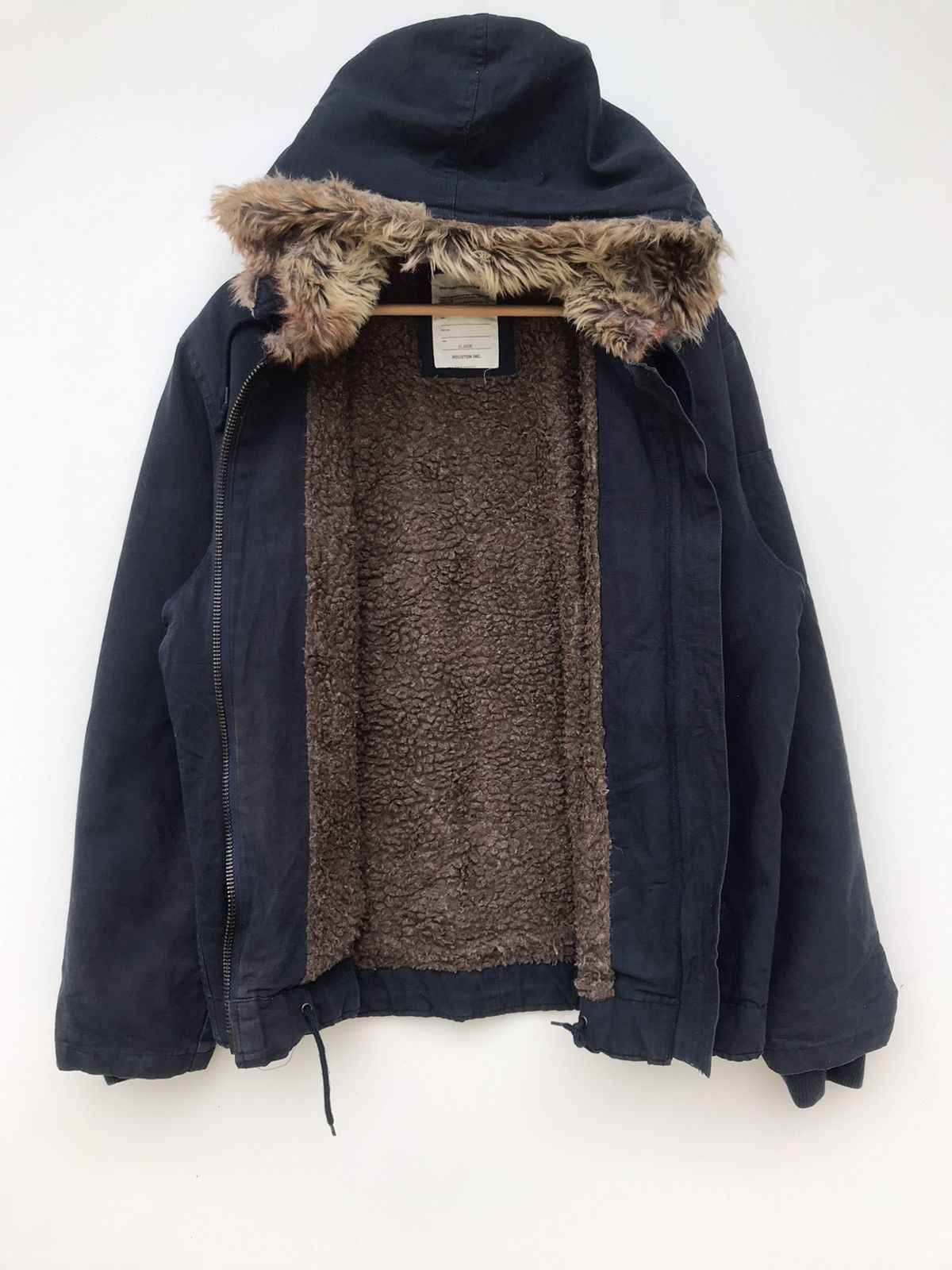 Japanese Brand × Vintage Marine Nationale Fur Bomber Jacket Size US L / EU 52-54 / 3 - 4 Thumbnail
