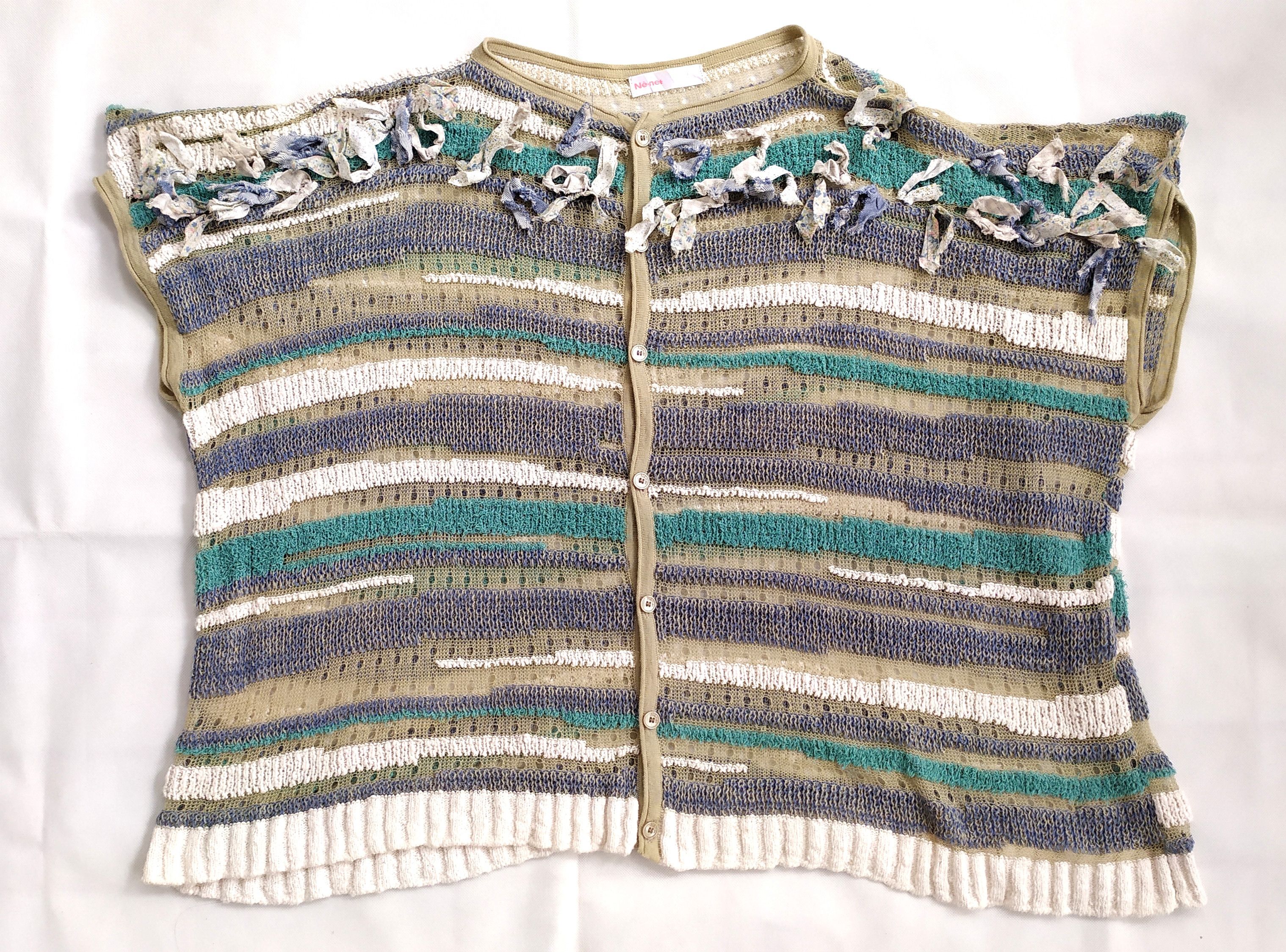 Issey Miyake Vtg Ne-net by Issey Miyake knit blouses size 2 Size M / US 6-8 / IT 42-44 - 3 Thumbnail