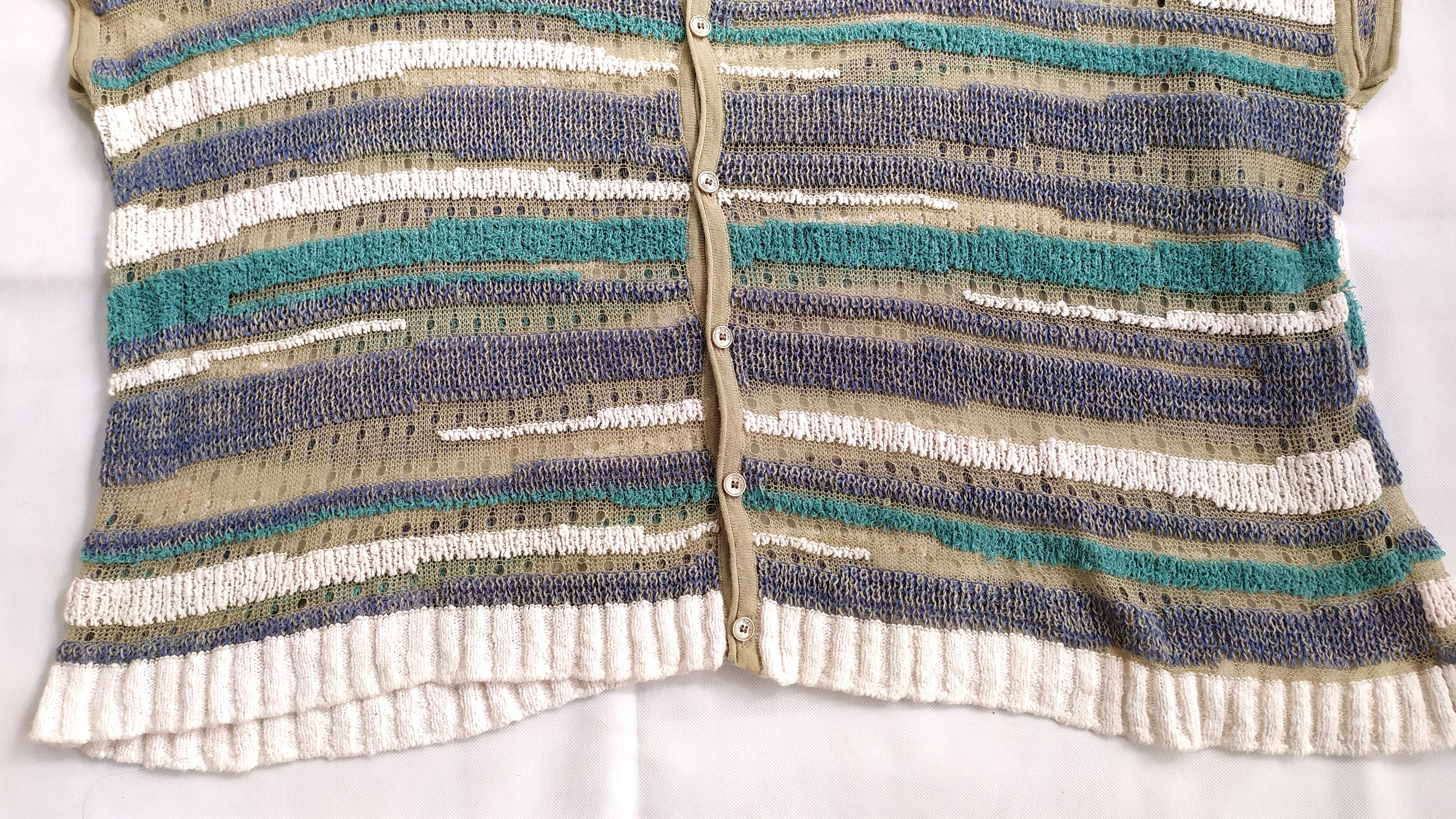 Issey Miyake Vtg Ne-net by Issey Miyake knit blouses size 2 Size M / US 6-8 / IT 42-44 - 8 Thumbnail