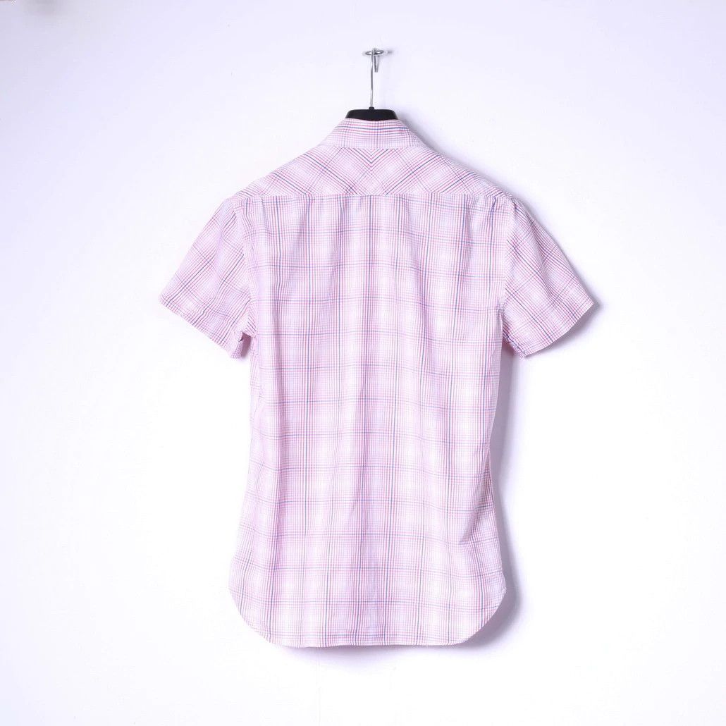 Paul Smith Paul Smith Jeans Men S Casual Shirt Pink Check Cotton 7171 Size US S / EU 44-46 / 1 - 7 Thumbnail