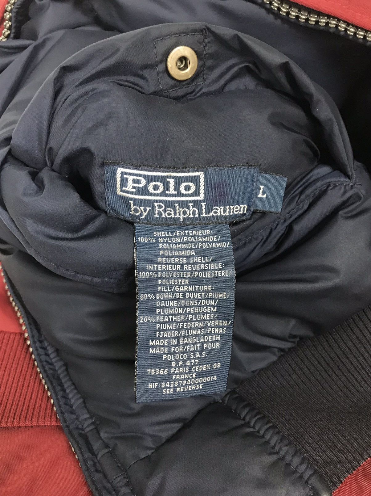 Polo Ralph Lauren × Vintage Polo Ralph Lauren Vintage Down-jacket two-side Size US L / EU 52-54 / 3 - 10 Thumbnail