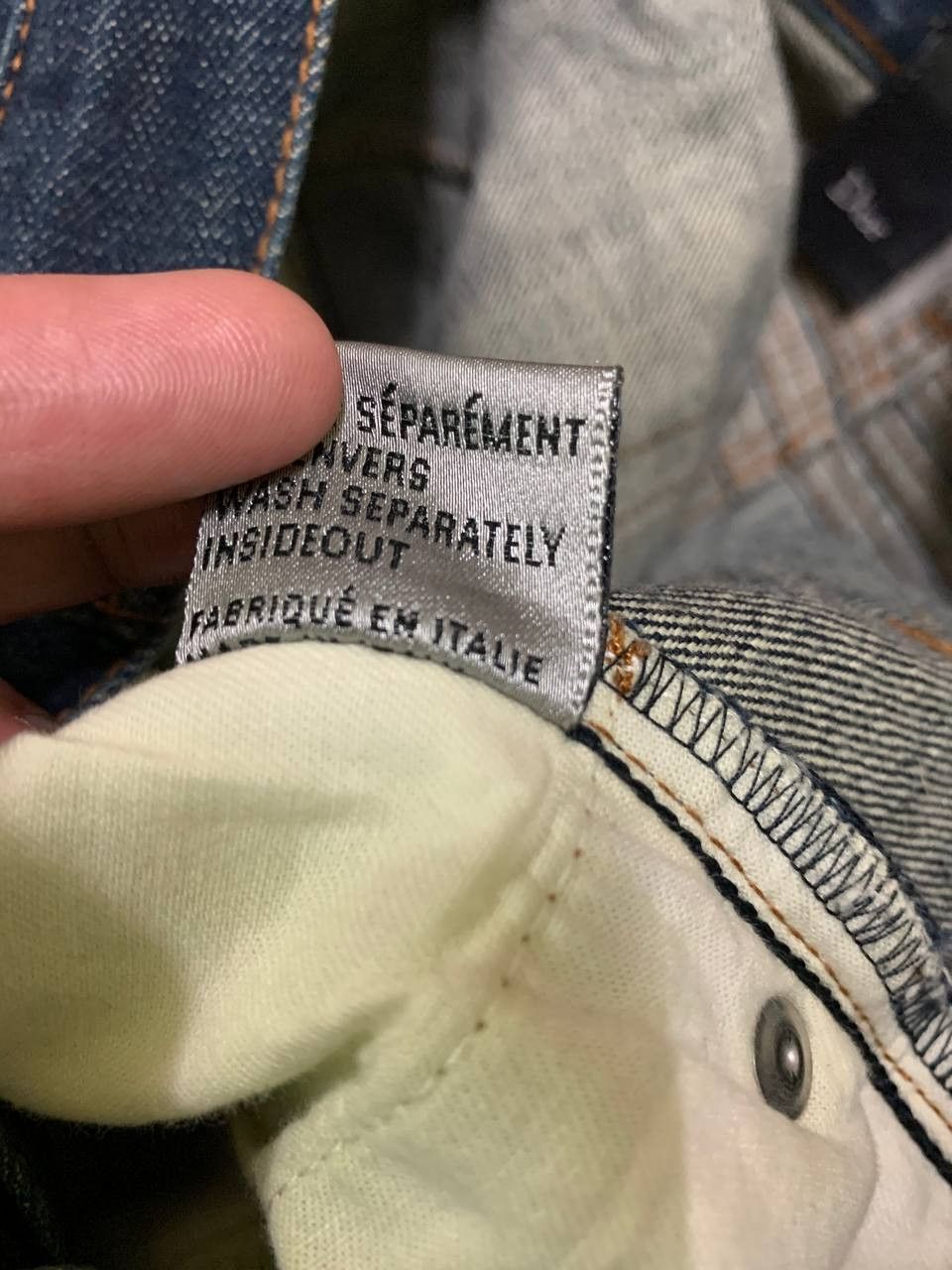 Dior × Hedi Slimane Dior Hedi Slimane Denim Slim Fit Button Fly Size US 30 / EU 46 - 10 Thumbnail