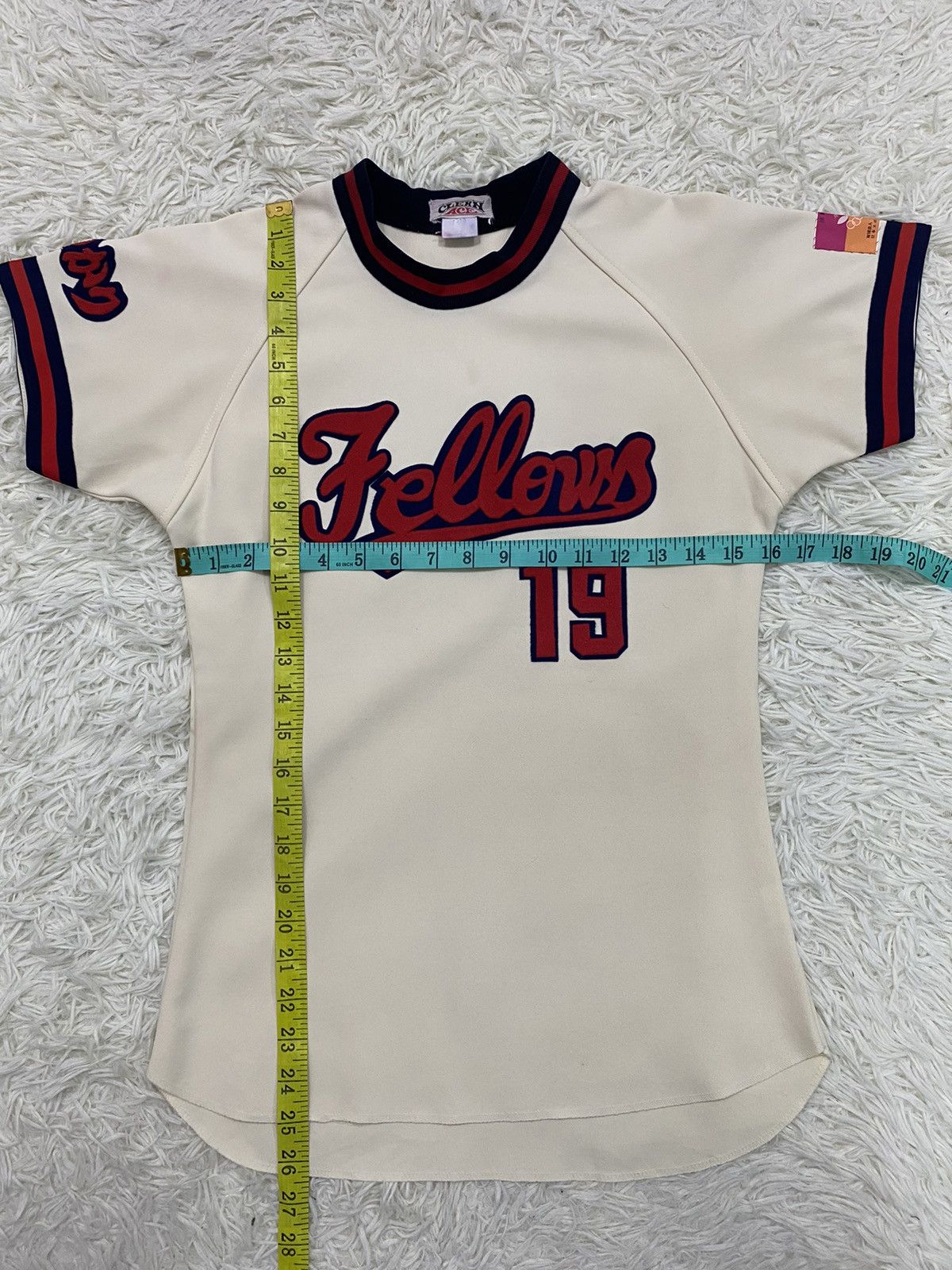 Japanese Brand × Vintage Vintage Japanese Brand Baseball Jersey Size US S / EU 44-46 / 1 - 12 Thumbnail