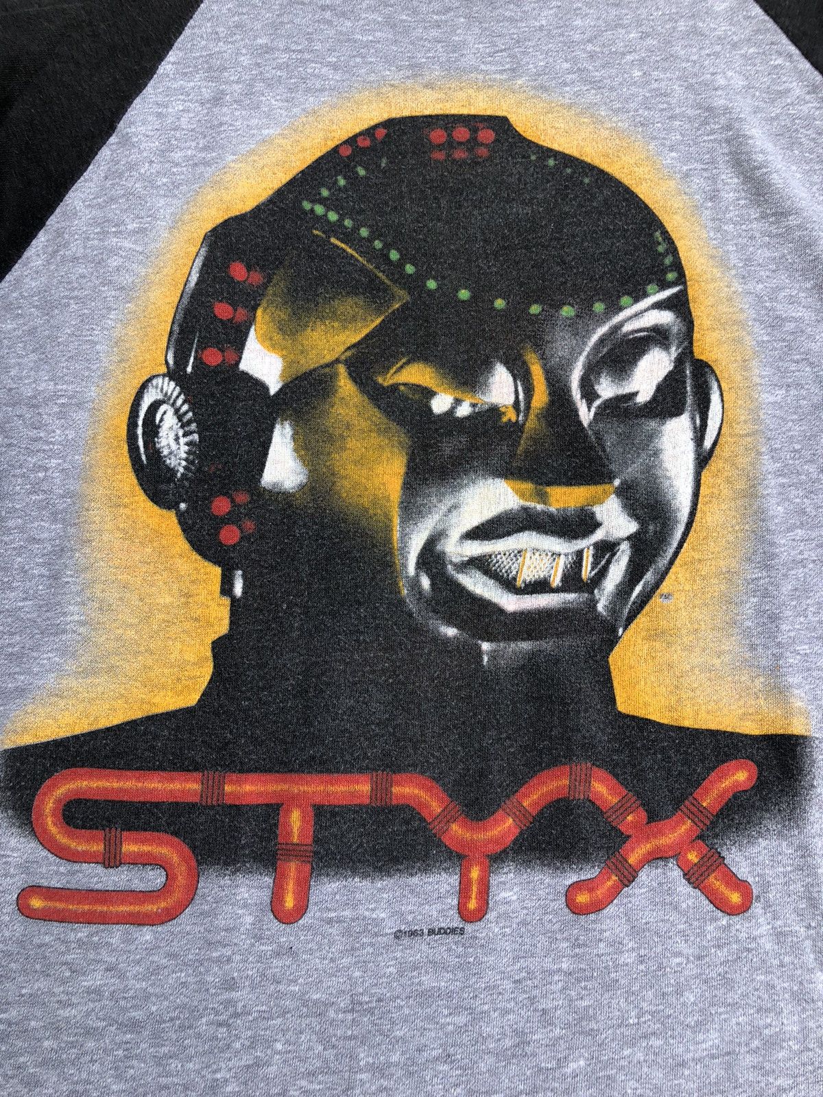 Band Tees Vintage Styx 3 Quarter Kilroy Was Here Tour 1983 Size US M / EU 48-50 / 2 - 4 Thumbnail