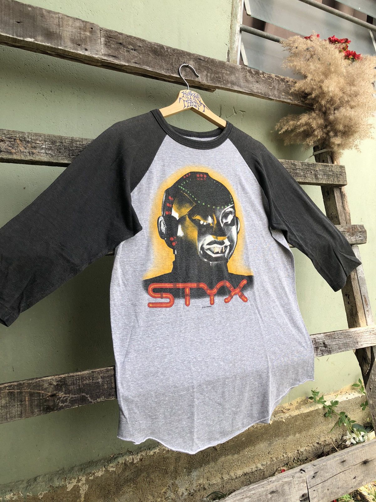 Band Tees Vintage Styx 3 Quarter Kilroy Was Here Tour 1983 Size US M / EU 48-50 / 2 - 1 Thumbnail